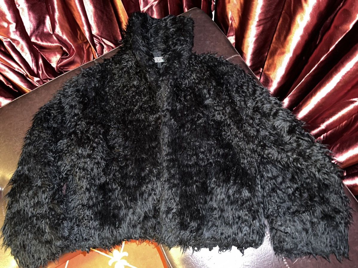 Japanese Brand Vintage Mikaru club faux fur jacket 🖤 Size US M / EU 48-50 / 2 - 7 Thumbnail