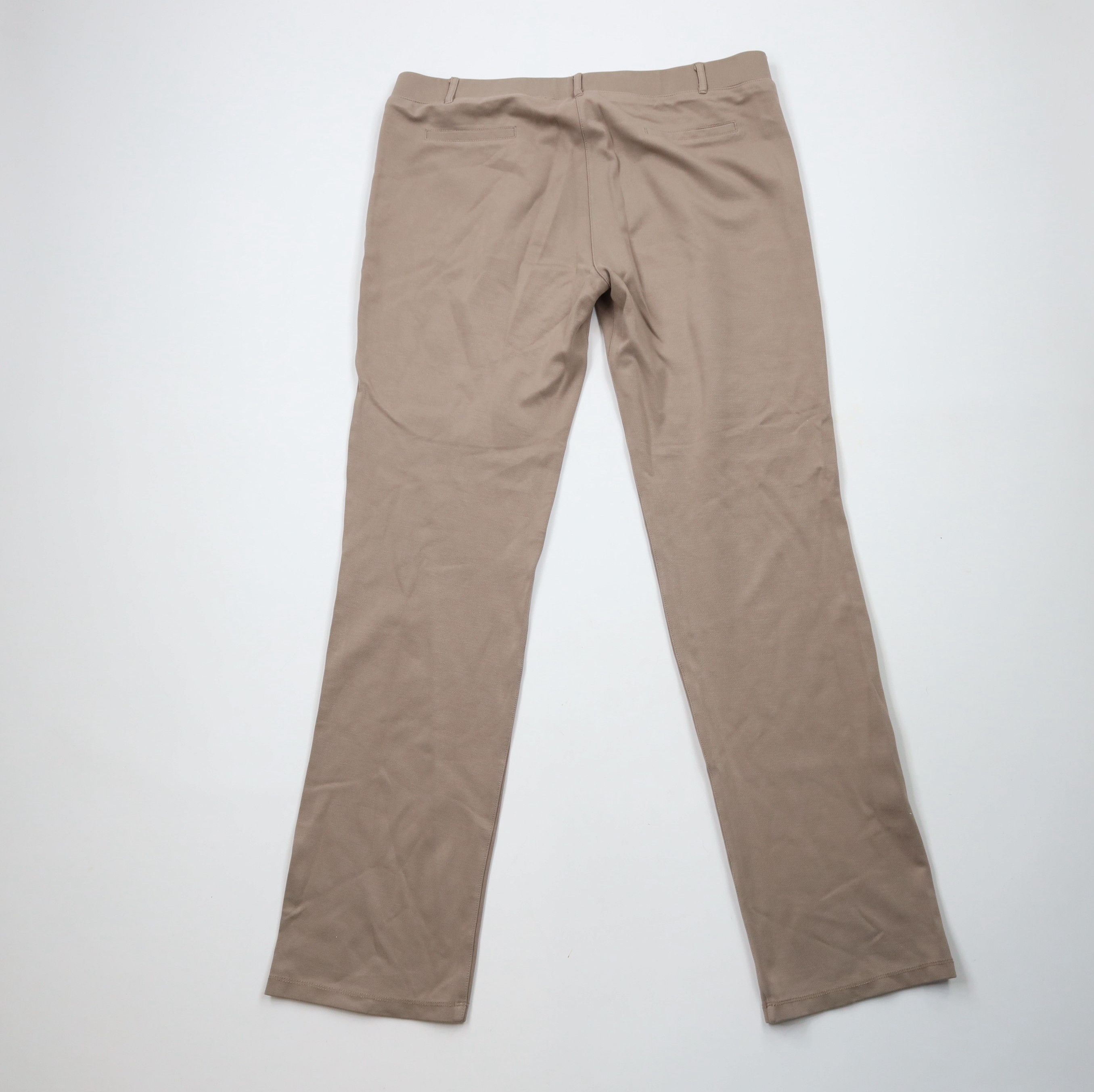 Betabrand × Vintage Betabrand Fit Straight Leg Stretch Yoga Pants Beige Tan Size 36" / US 14 / IT 50 - 7 Thumbnail