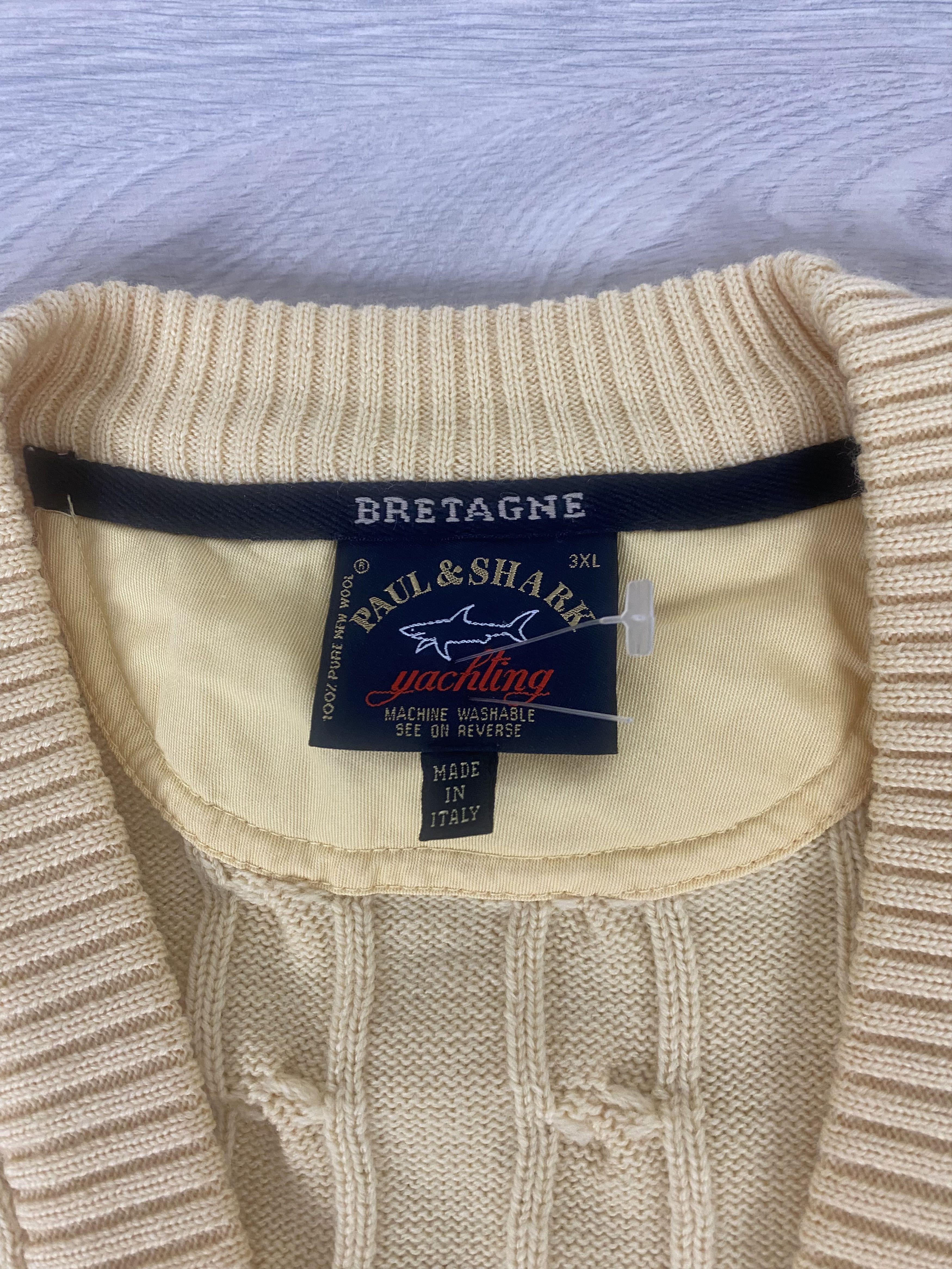 Paul & Shark Paul & Shark Bretagne Wool Cardigan Sweater Size US XXL / EU 58 / 5 - 5 Thumbnail