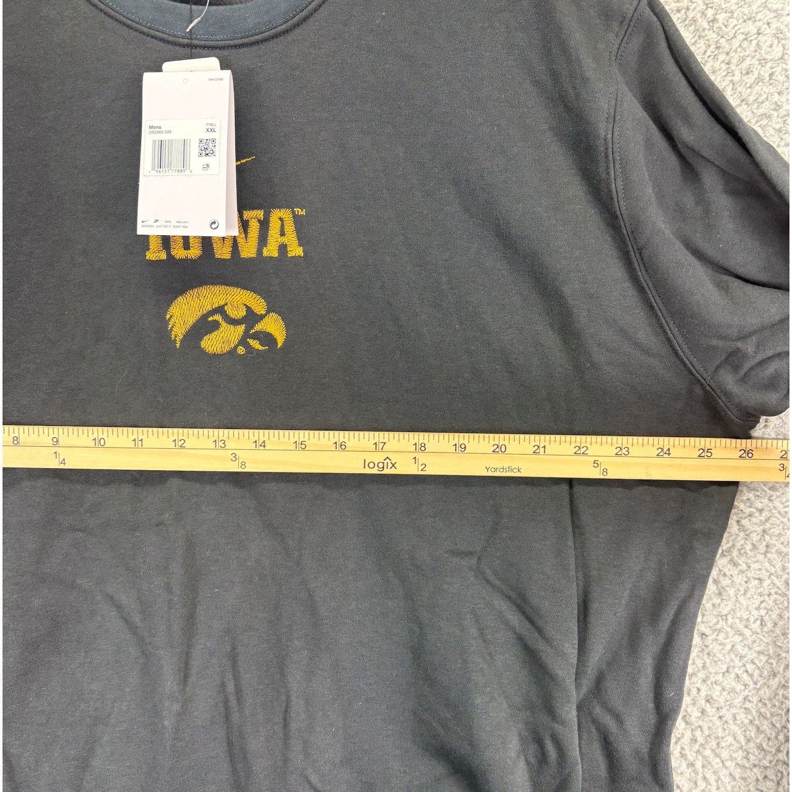 Nike Nike Iowa Hawkeyes Football Club Sweatshirt Mens XXL Size US XXL / EU 58 / 5 - 4 Thumbnail