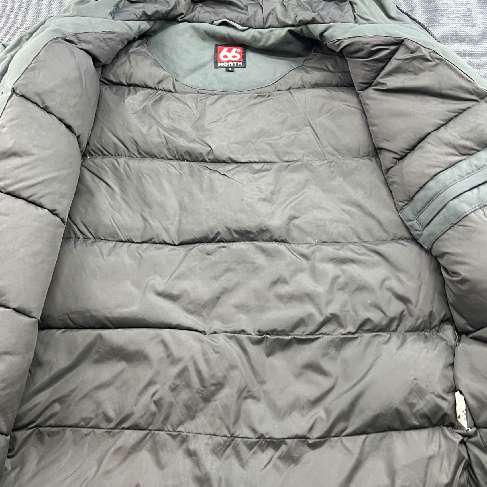 Vintage 66 Degree North Borsmork Goose Down Parka Jacket Mens Medium Hooded Gray Jacket Size US M / EU 48-50 / 2 - 2 Thumbnail
