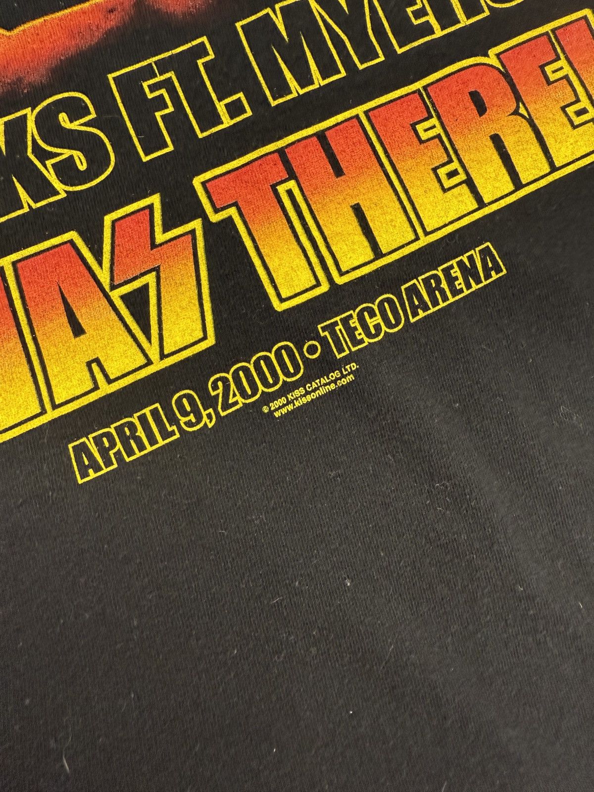 Vintage Vtg Y2K Kiss I Was There Band Shirt Size US L / EU 52-54 / 3 - 3 Thumbnail