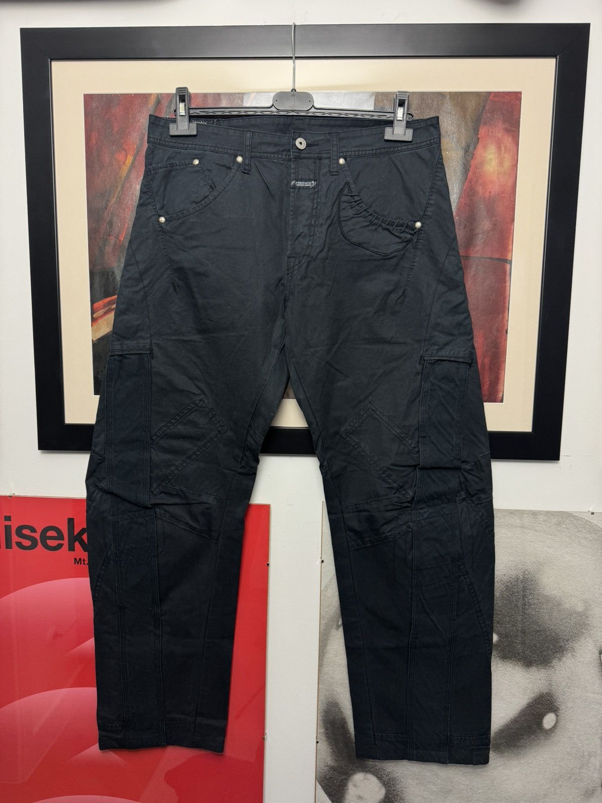 Marithe + Francois Girbaud Marithé + François Girbaud Black Utility Pants Archive Rare Size US 32 / EU 48 - 1 Thumbnail