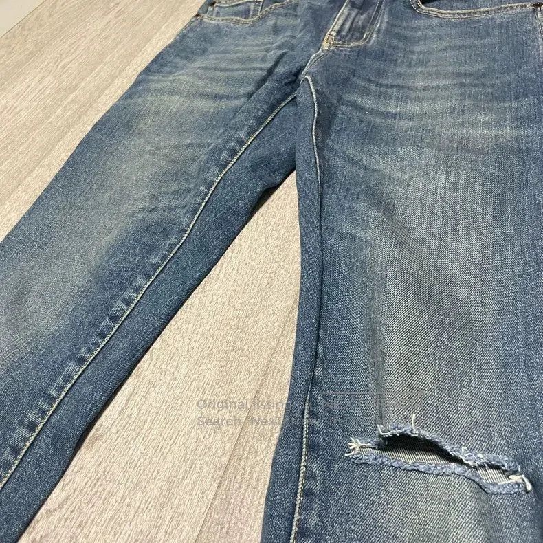 Saint Laurent Paris Saint Laurent SLP D02 Indigo Distressed Jeans. Size US 28 / EU 44 - 2 Thumbnail