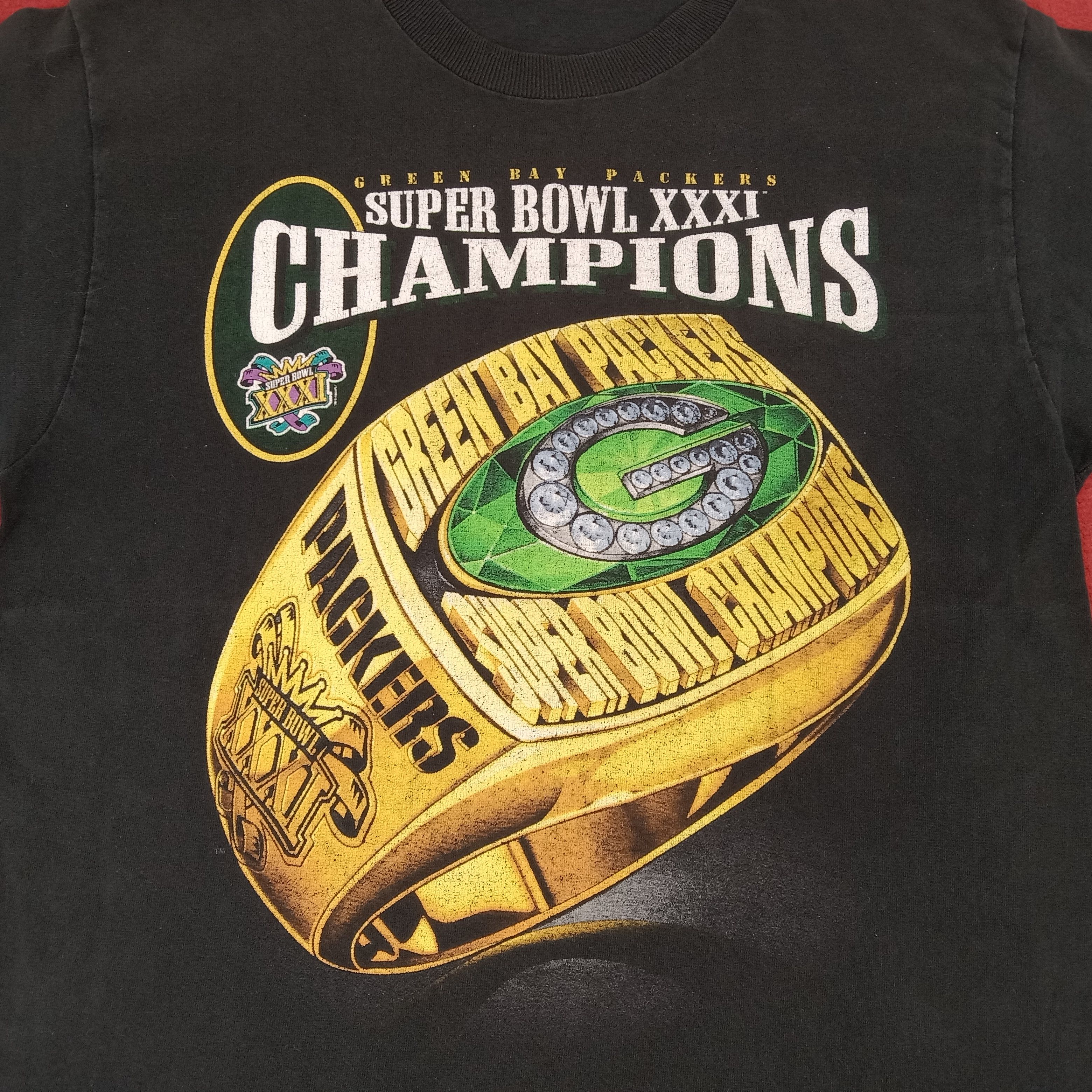 NFL × Vintage Green Bay Packers American Sports NFL Vintage Tshirt Size US M / EU 48-50 / 2 - 2 Thumbnail