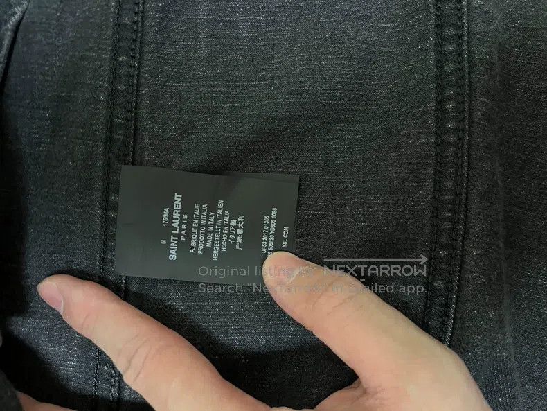 Saint Laurent Paris Saint Laurent Paris Denim Jacket i Size US M / EU 48-50 / 2 - 3 Thumbnail
