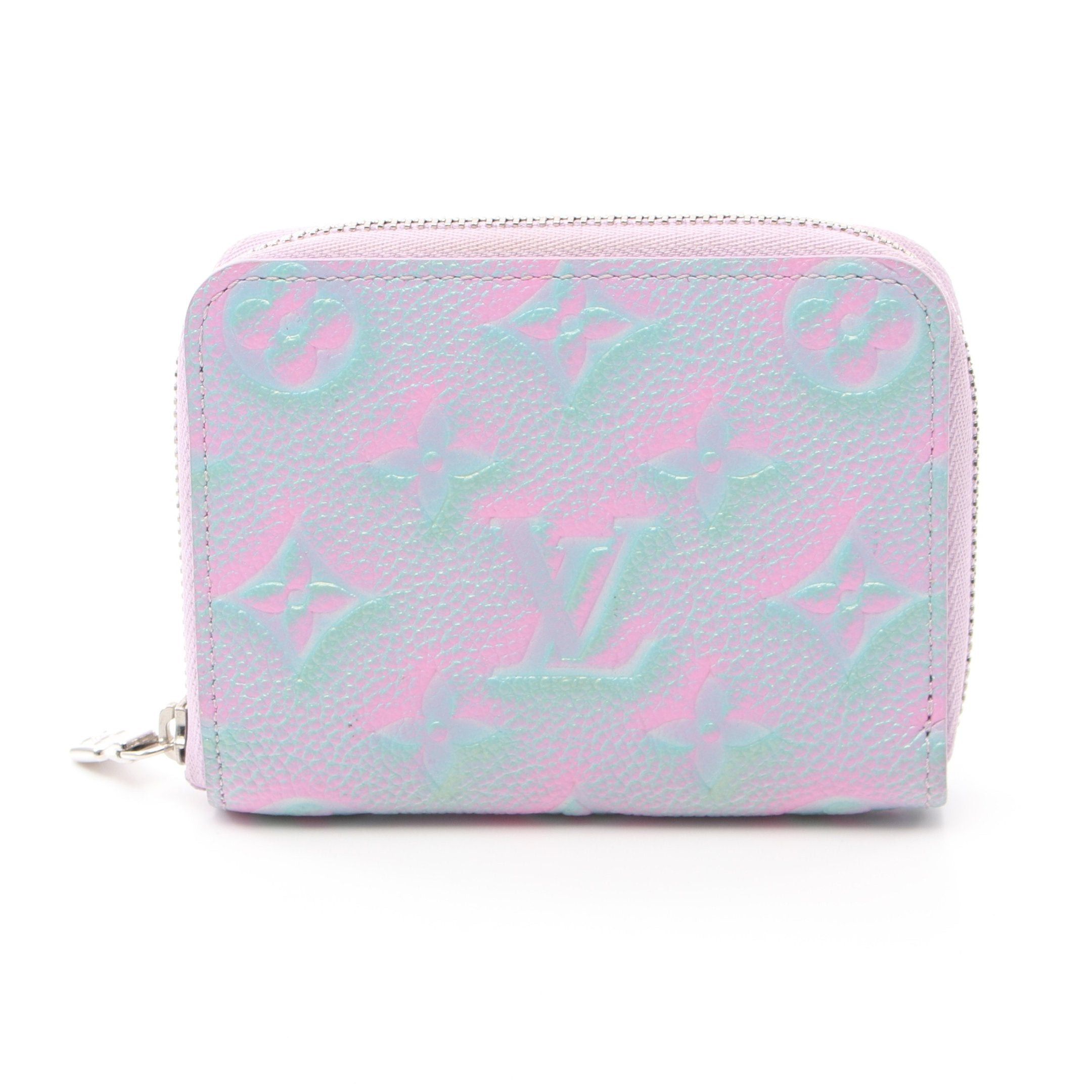 Louis Vuitton Louis Vuitton Zippy Coin Purse Monogram Empreinte Summer Stardust Round Zipper Wallet Leather Light Purple Multicolor Size ONE SIZE - 1 Thumbnail