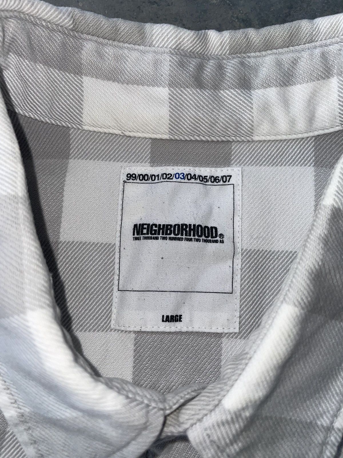 Neighborhood Neighborhood short sleeve checkered shirt Size US L / EU 52-54 / 3 - 4 Thumbnail