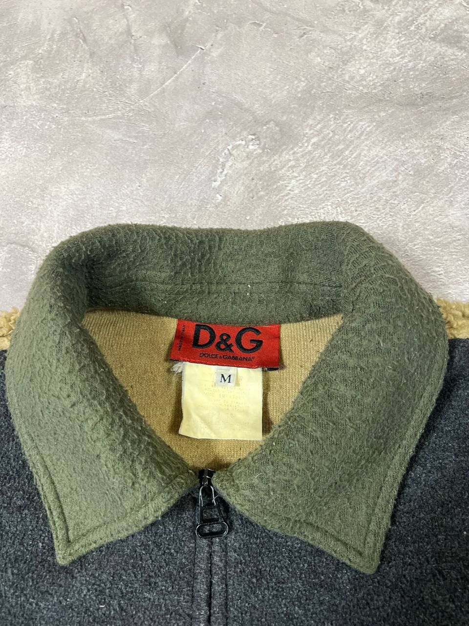 Dolce & Gabbana Vintage Dolce Gabbana Fleece Zip Sherpa Jacket Size US S / EU 44-46 / 1 - 5 Thumbnail