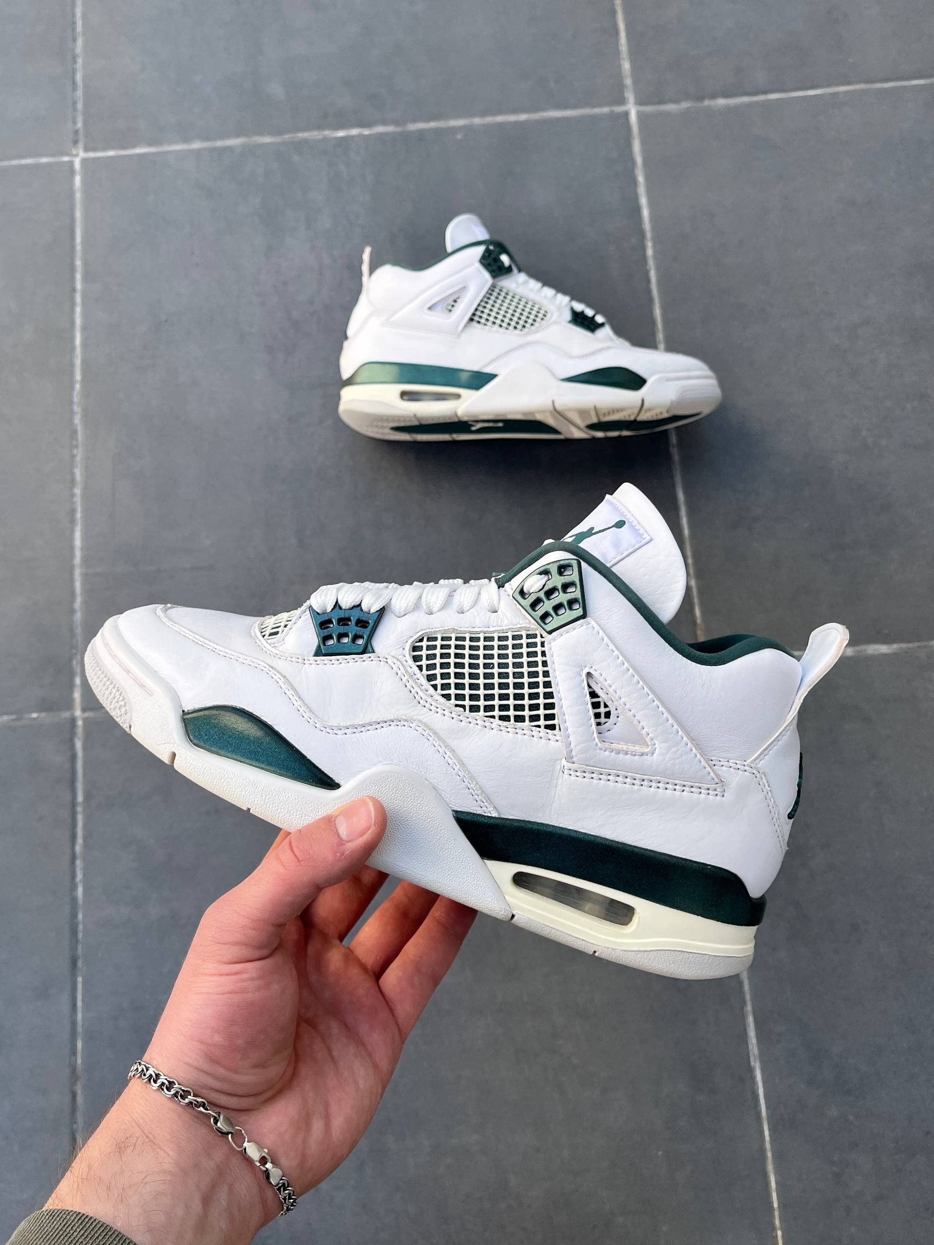 Nike Nike Air Jordan 4 Retro Oxidized Green Size US 9 / EU 42 - 2 Thumbnail