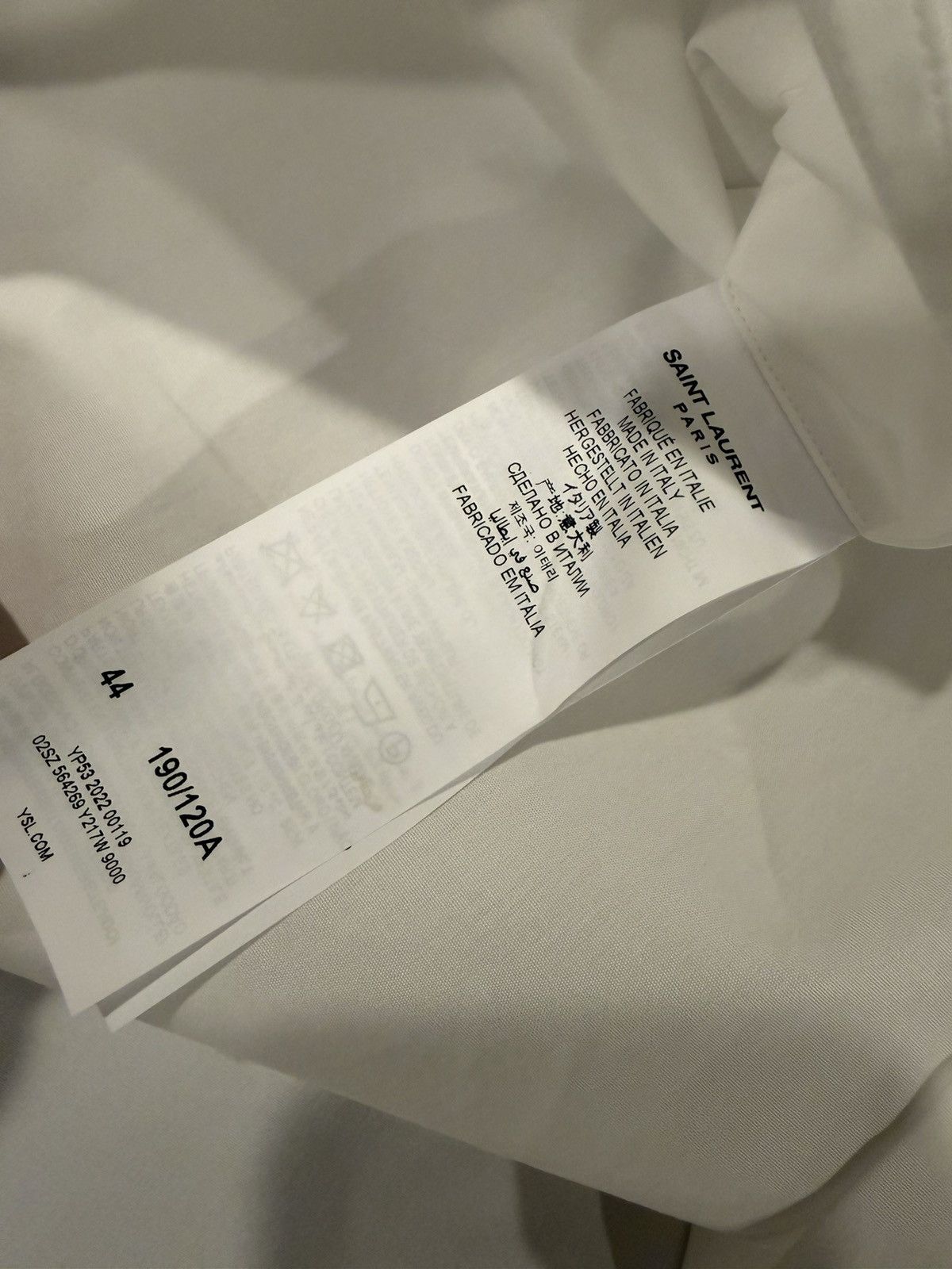 Saint Laurent Paris Saint Laurent mens classic shirt. 44/XXL. $1190 Size US XXL / EU 58 / 5 - 5 Thumbnail