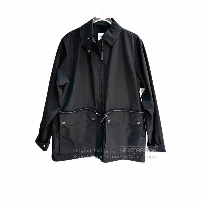 Hermes Hermes Black Drawstring Long Sleeve Windbreaker Jacket wit Size S / US 4 / IT 40 - 1 Thumbnail