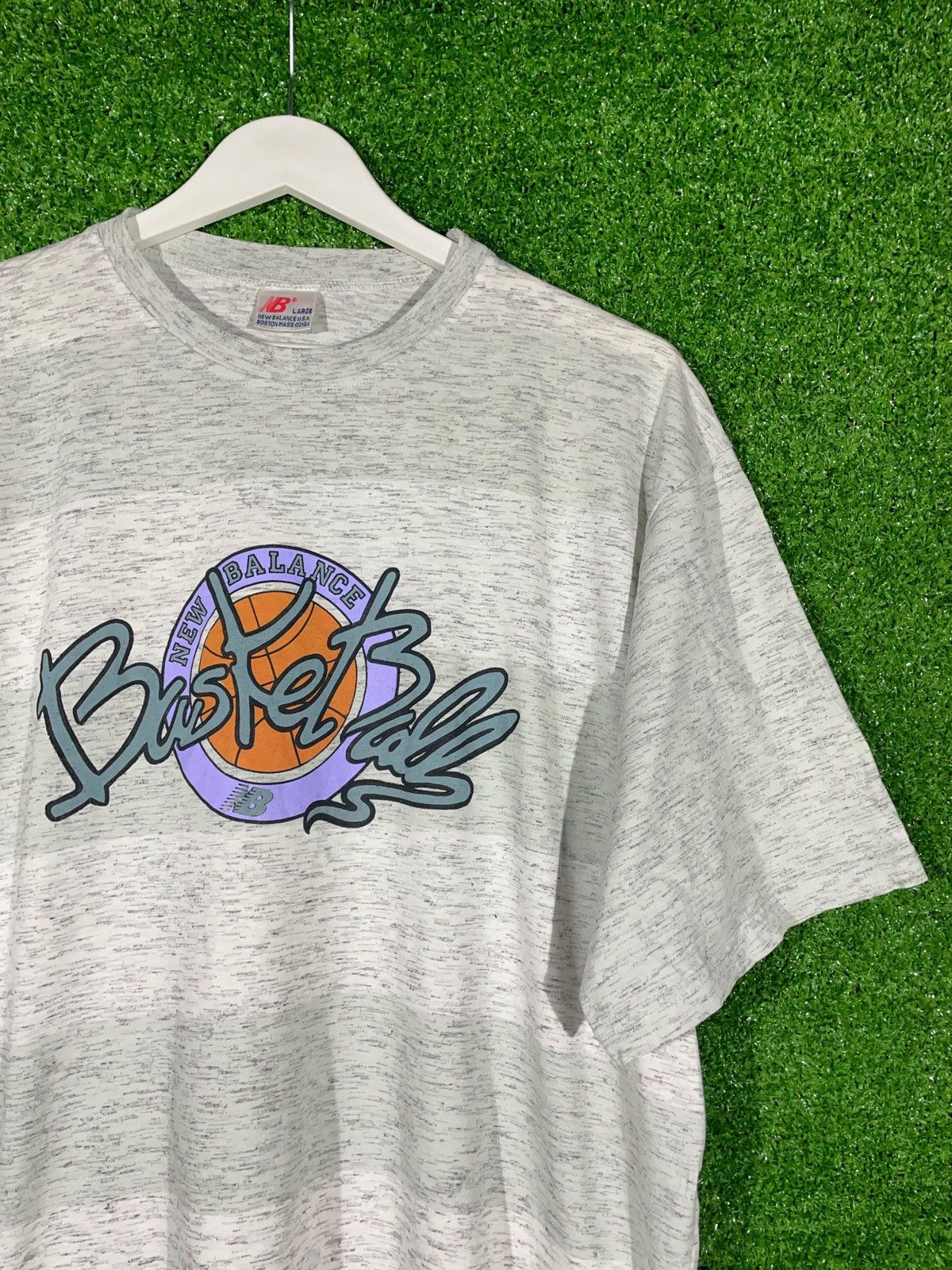 New Balance × Vintage Men T-Shirt New Balance Gray Rare Size L Made In EEC 60-70s Size US L / EU 52-54 / 3 - 2 Thumbnail