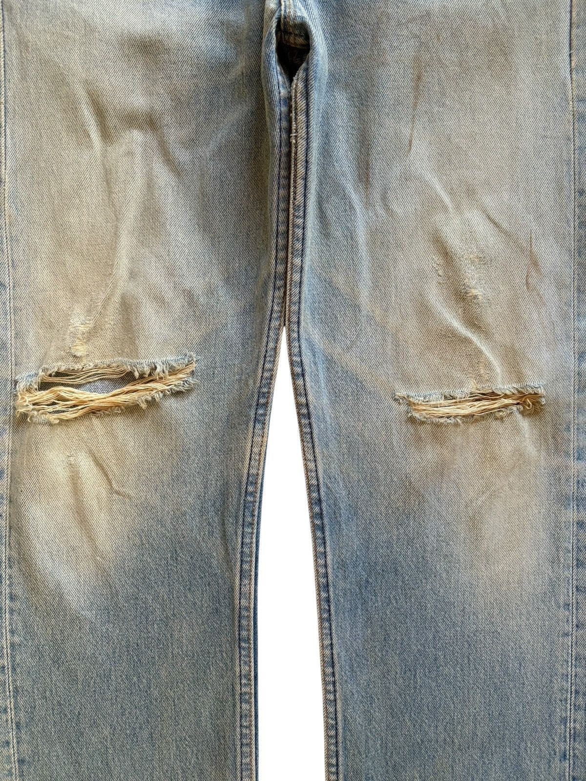 Levi's Vintage 90s Levis 501 Mud Wash Distressed Jeans Size US 31 - 5 Thumbnail