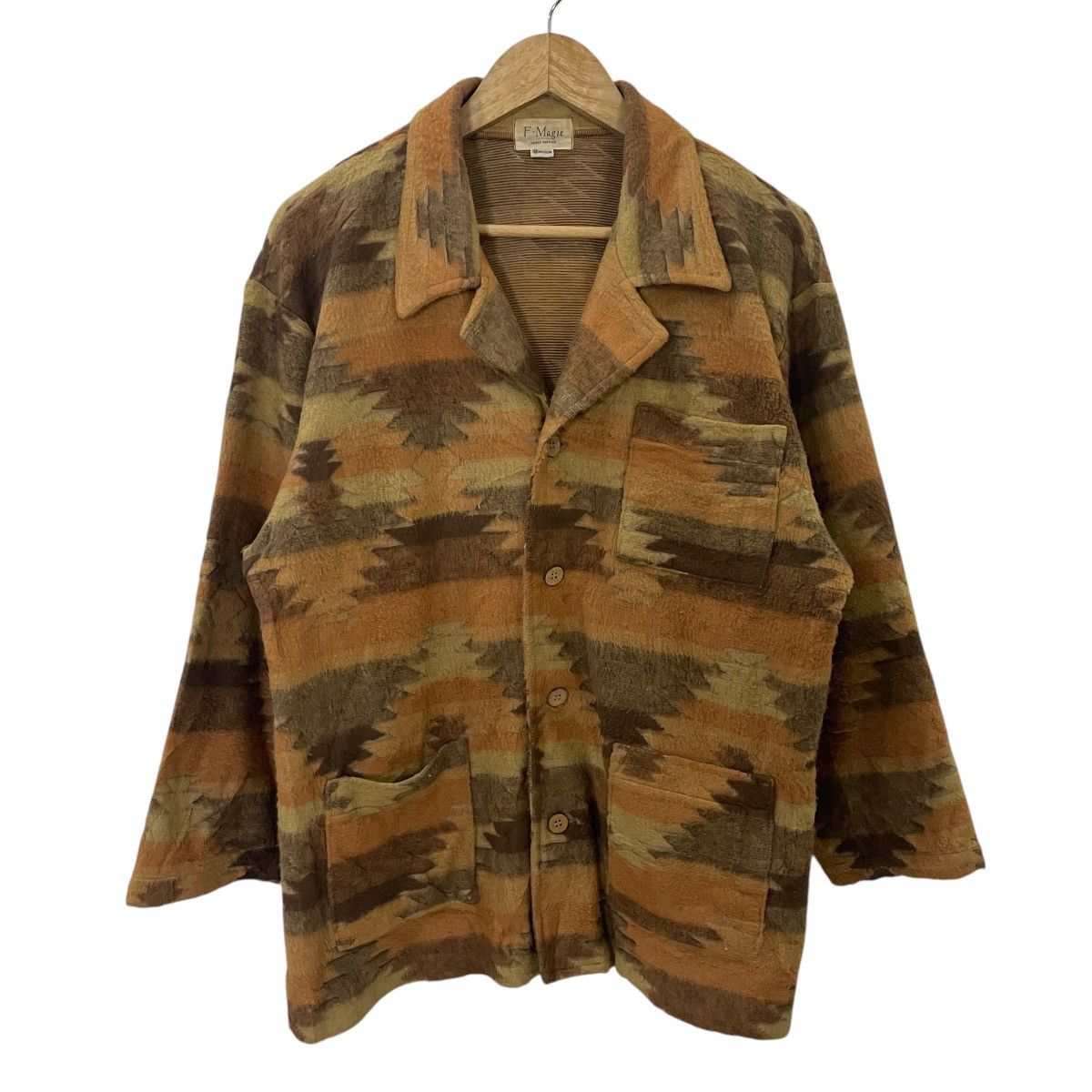 Japanese Brand Vintage F-magie Aztex Navajo Art Jacket Size US M / EU 48-50 / 2 - 1 Thumbnail