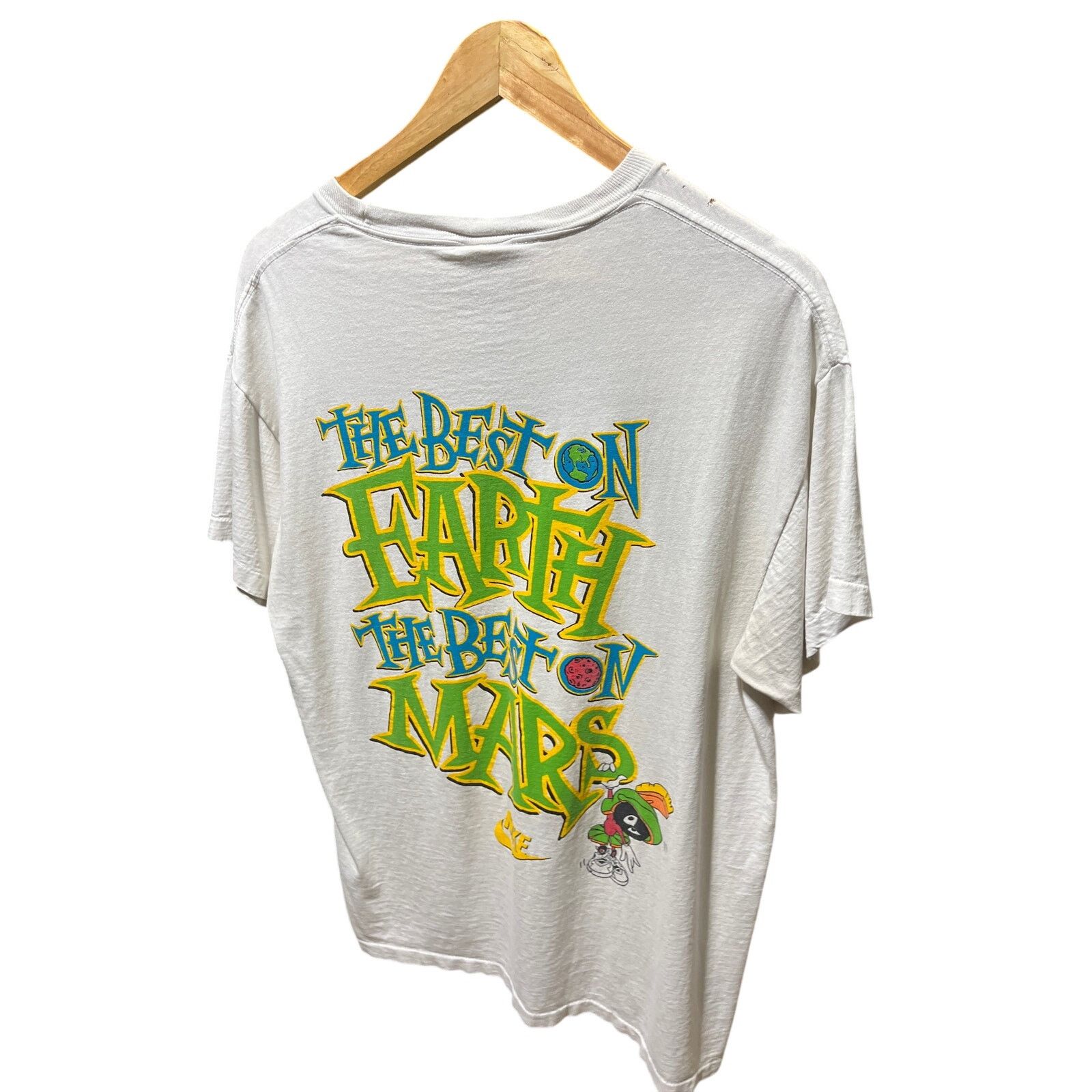 Nike Vintage 1993 Space Jam Michael Jordan Movie T-Shirt Size US L / EU 52-54 / 3 - 2 Thumbnail