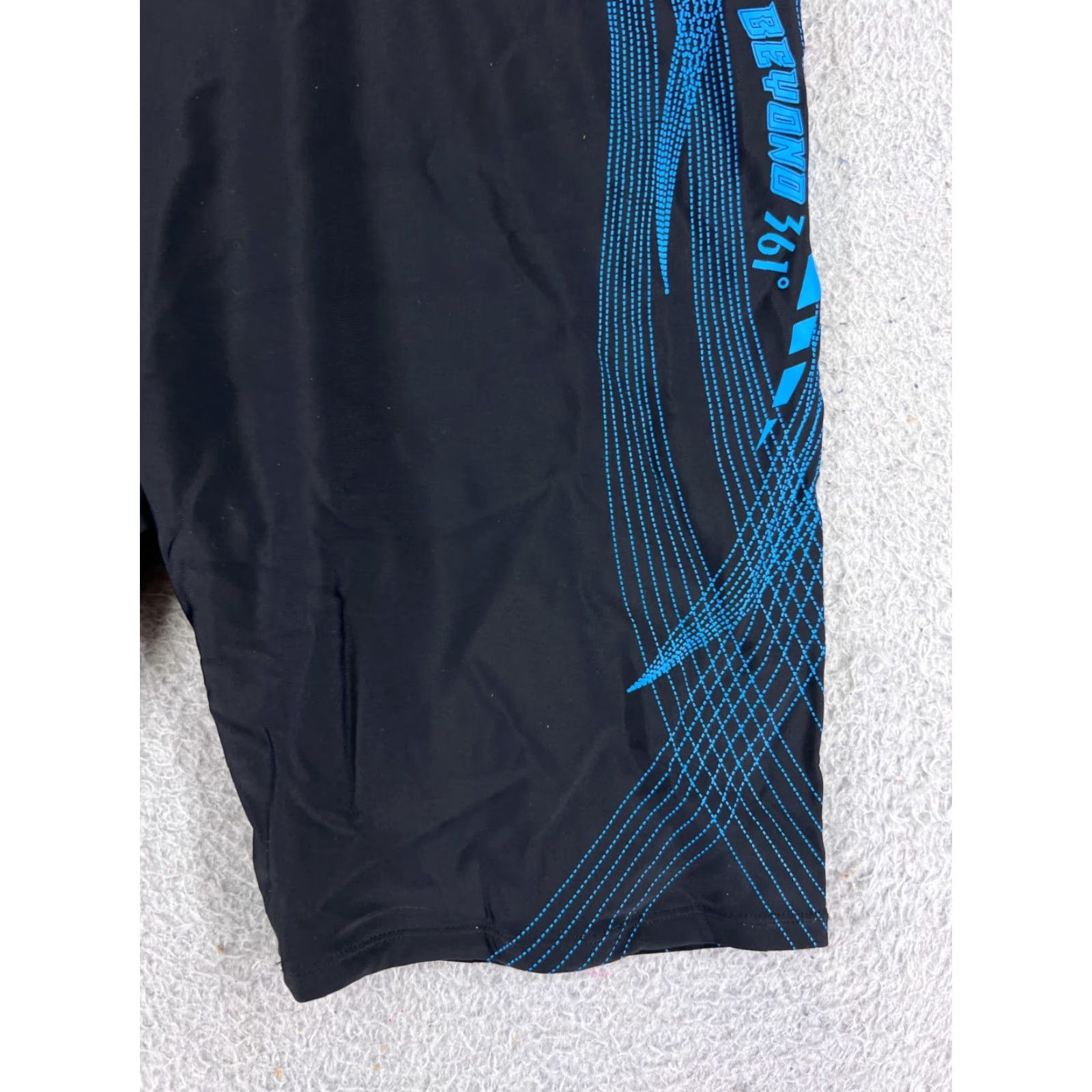 Vintage 361 Degree Shorts Bottom Men 2XL Black Blue Jammer Polyester Swim Bottom Sports Size US 39 - 4 Thumbnail