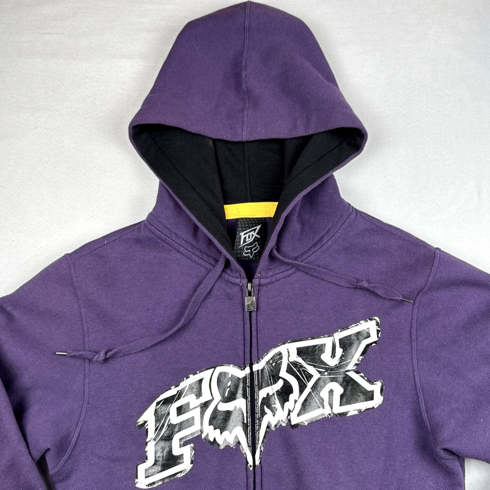 Fox Racing Fox Racing Hoodie Purple Big Logo Spell-Out Y2K Zip Size US S / EU 44-46 / 1 - 2 Thumbnail