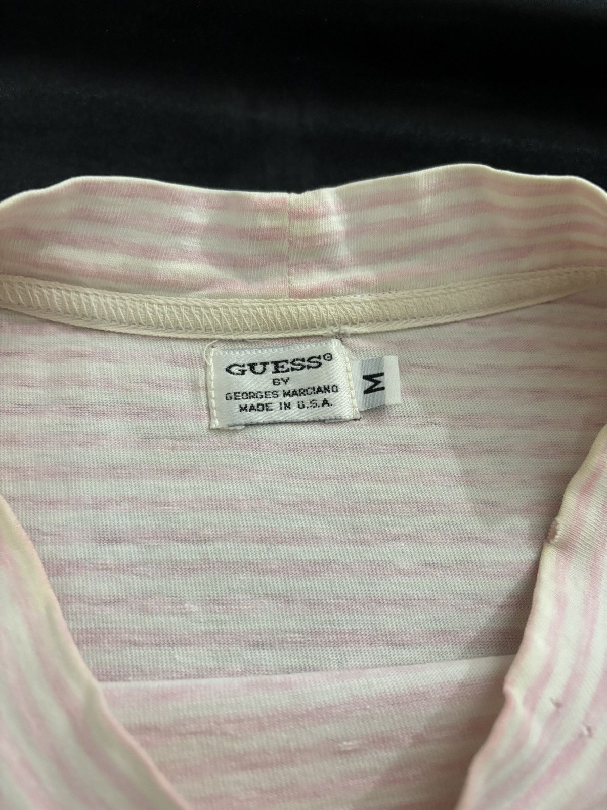 Guess × Vintage Vintage Guess Embroidered T- Shirt RARE pink Size US L / EU 52-54 / 3 - 3 Thumbnail
