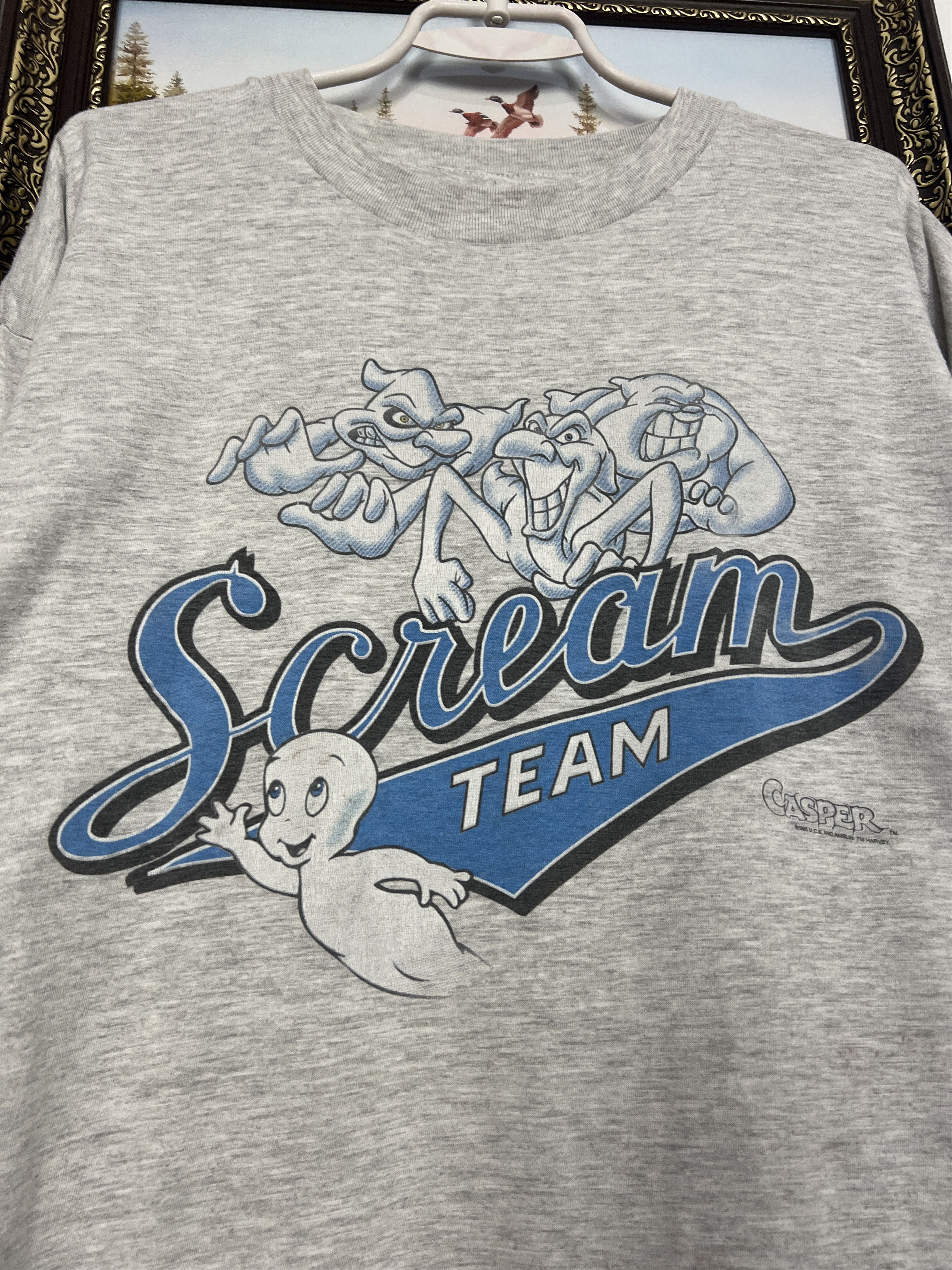 Vintage Casper The Ghost Shirt Over Print Tee Movie Cartoons Size US XL / EU 56 / 4 - 3 Thumbnail