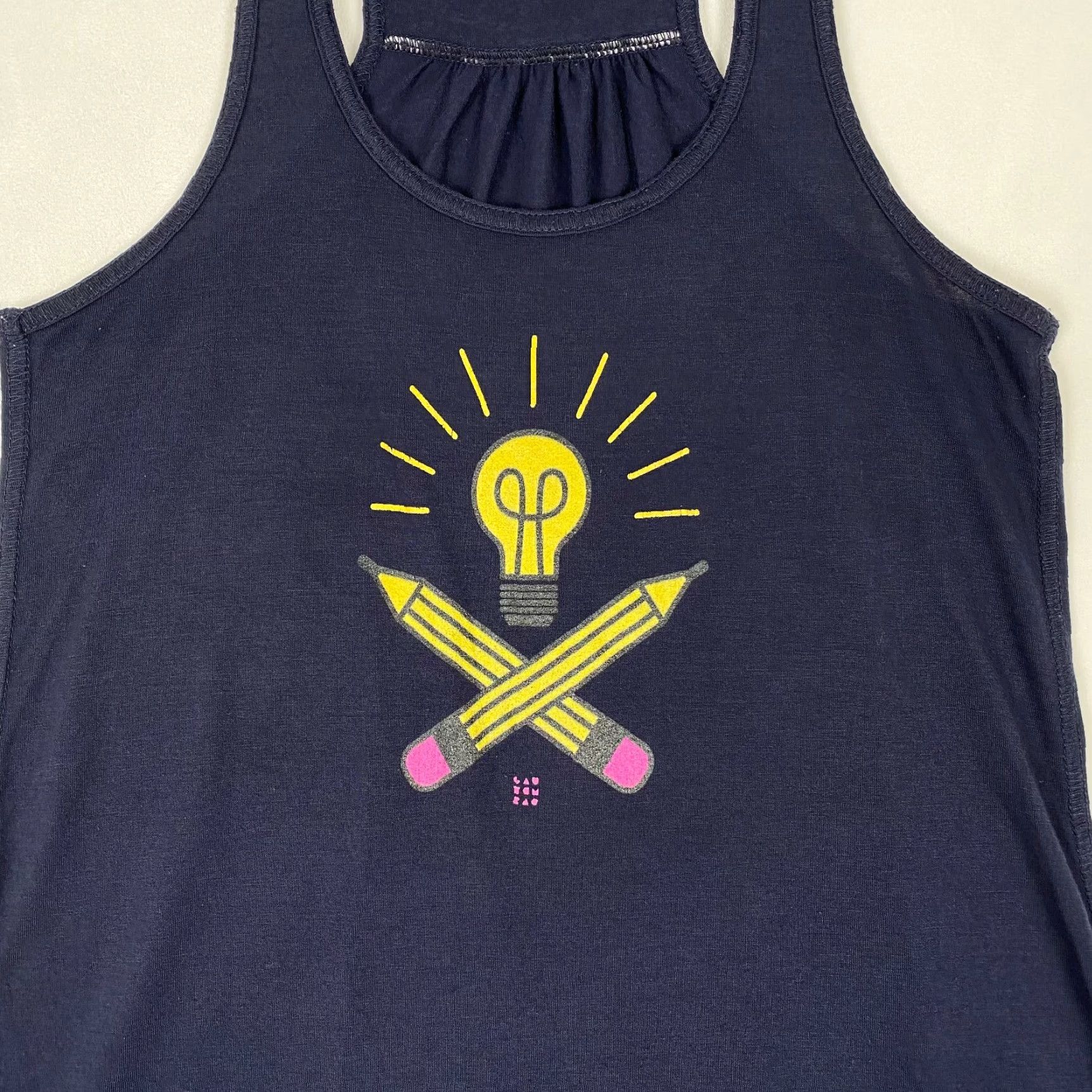 Vintage Bella + Canvas Tank Navy Womens XS? No. Size M / US 6-8 / IT 42-44 - 5 Thumbnail