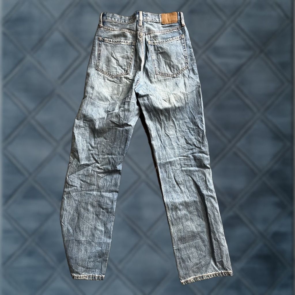 Vintage Womens Jeans Aero 90s Grunge Blue Denim High Rise Baggy Straight 5-Pocket Aéropostale Size 0 Size ONE SIZE - 1 Thumbnail