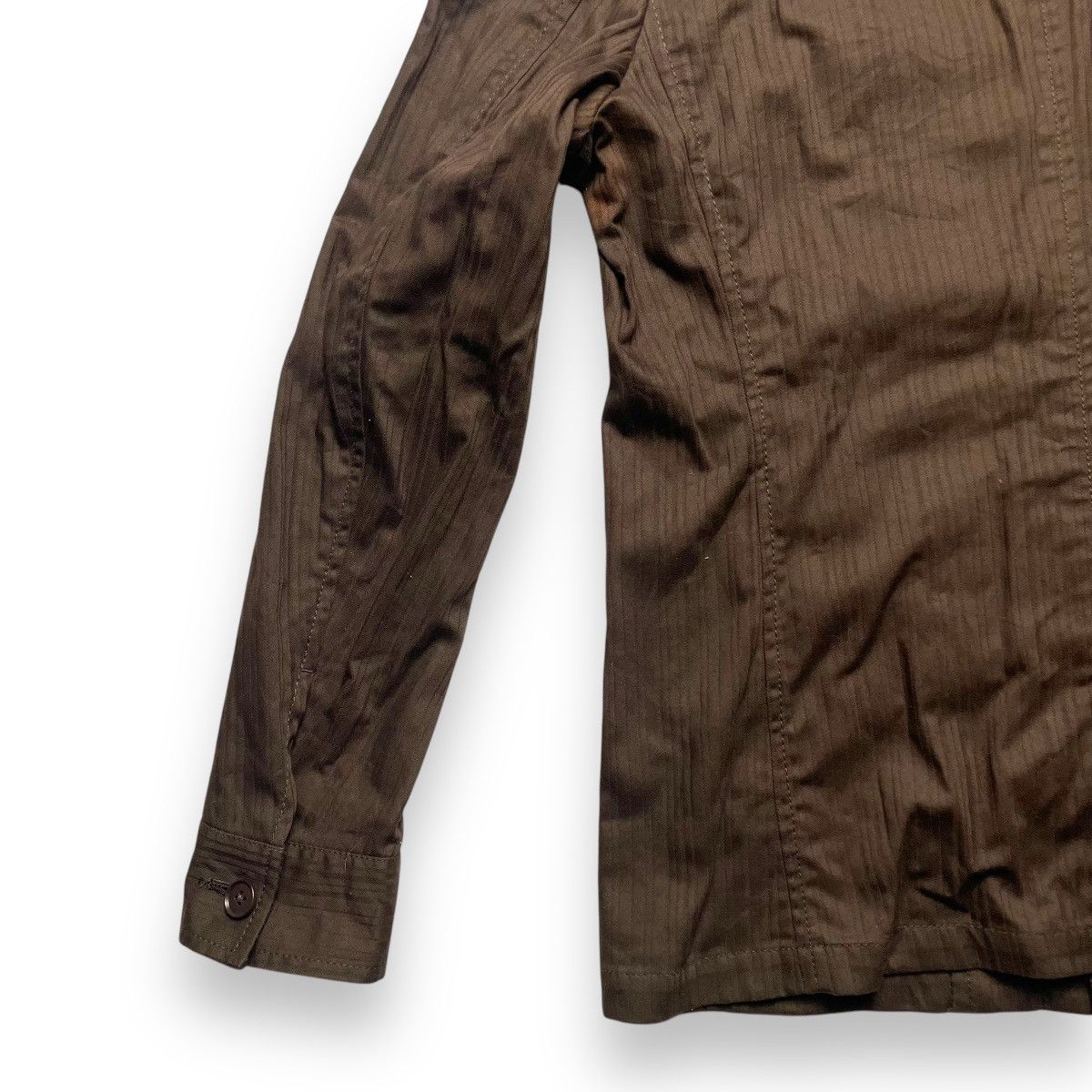 Yohji Yamamoto INED HOMME YOHJI YAMAMOTO STRIPES BUTTON UP FIELD JACKET Size US M / EU 48-50 / 2 - 10 Thumbnail