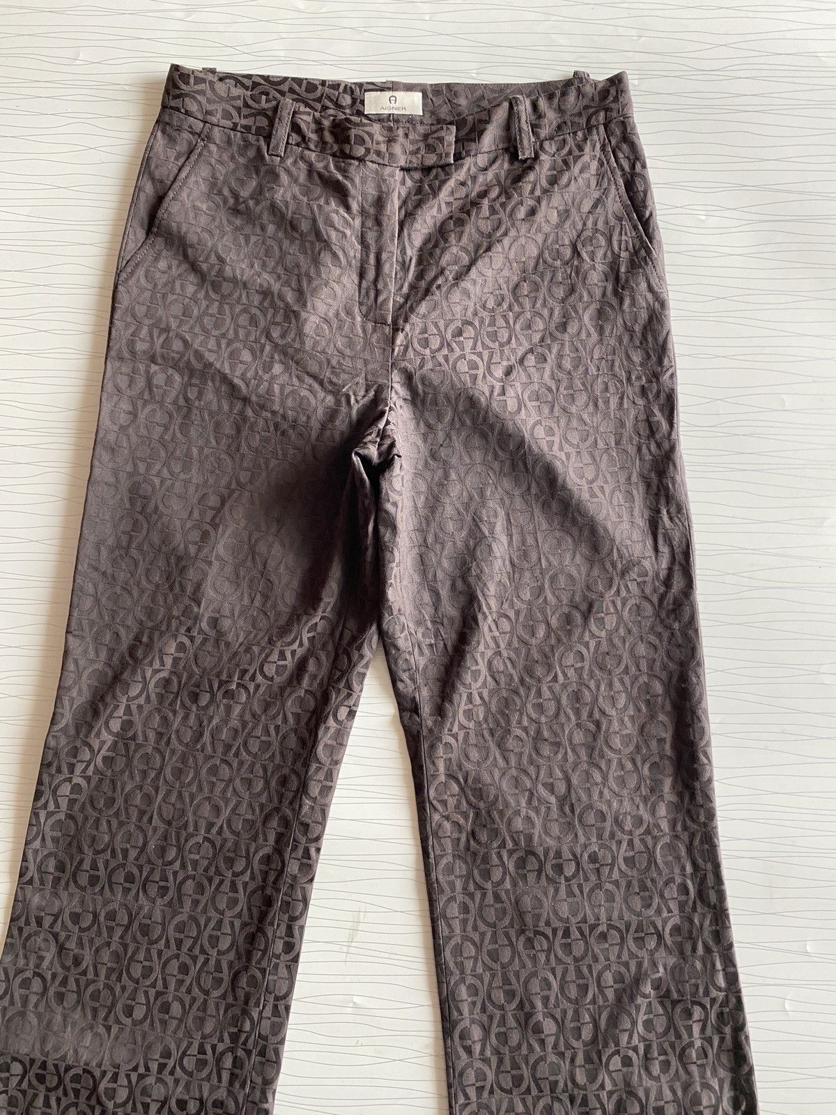 Aigner Aigner Monogram Hight Waist Pants Size US 29 - 5 Thumbnail
