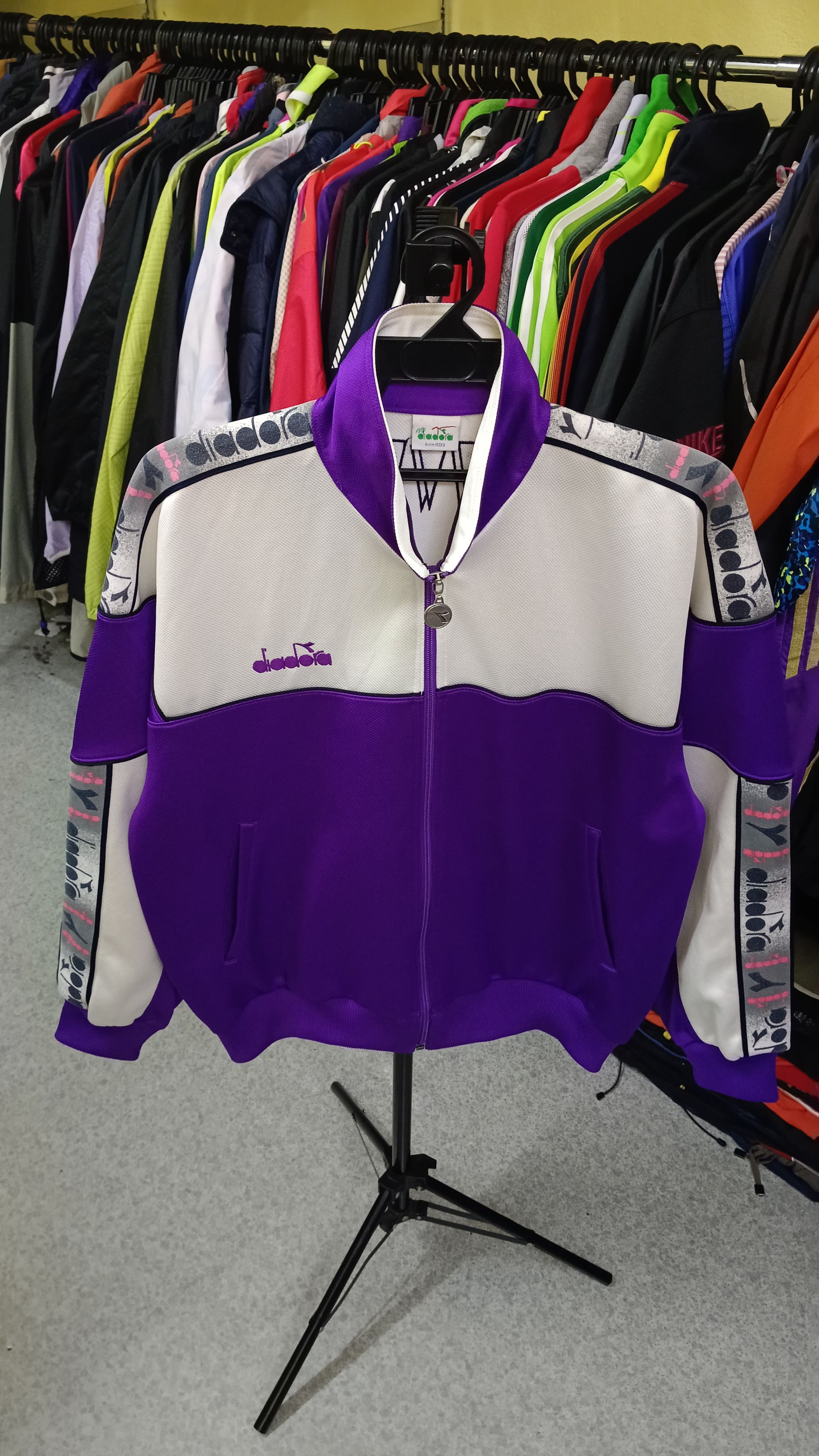 Diadora × Vintage Rare Vintage Diadora Training Sweater Size US L / EU 52-54 / 3 - 2 Thumbnail