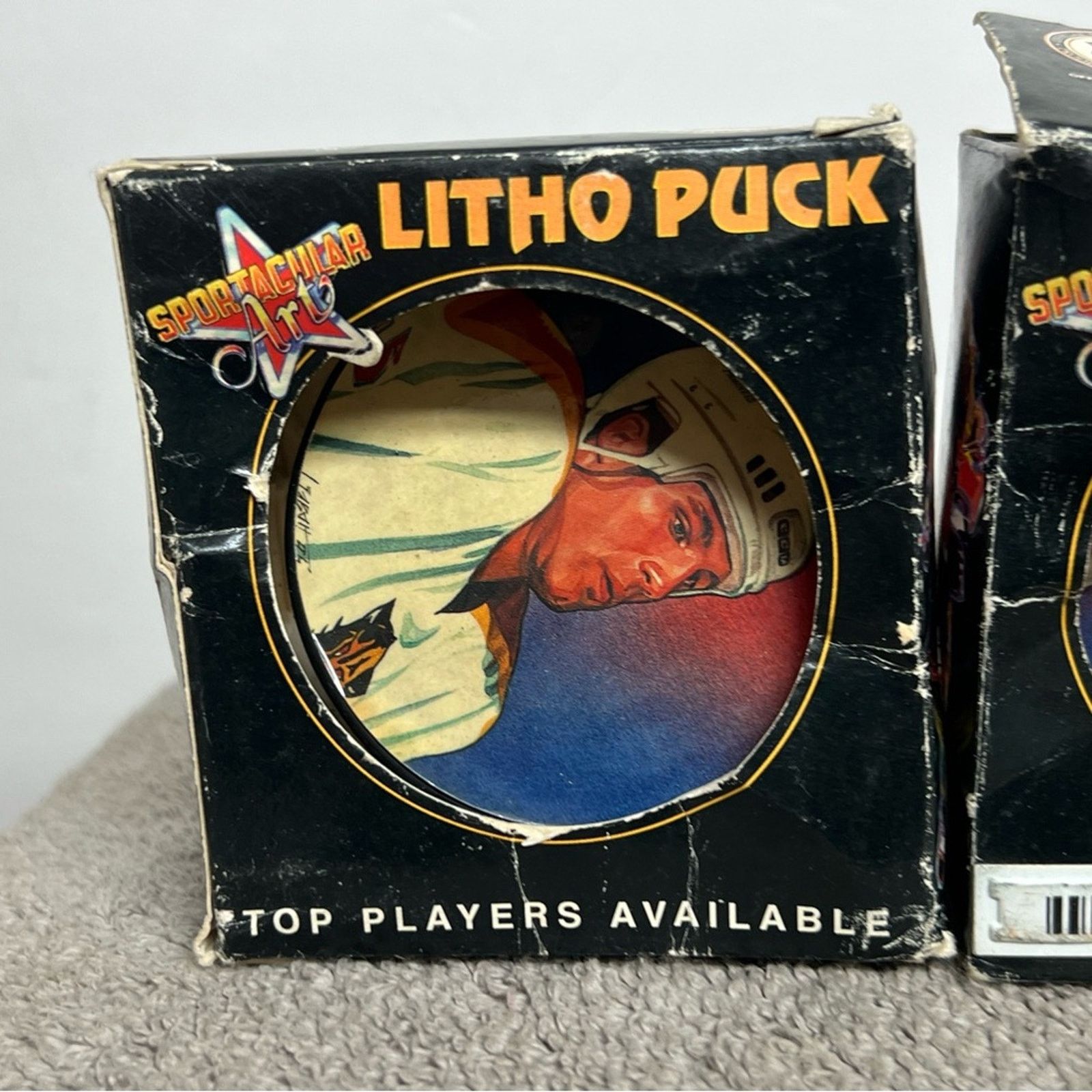 NHL (3) 1996 Litho Pucks Florida Panthers Ed Jovanoski RARE Size ONE SIZE - 4 Thumbnail
