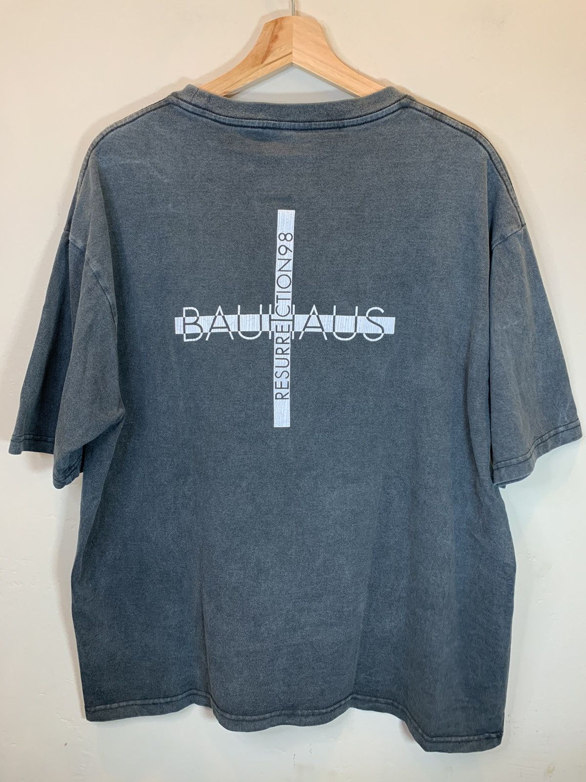 Band Tees RARE Vintage Bauhaus Resurrection Tour 90s Giant Faded Shirt Size US M / EU 48-50 / 2 - 2 Thumbnail
