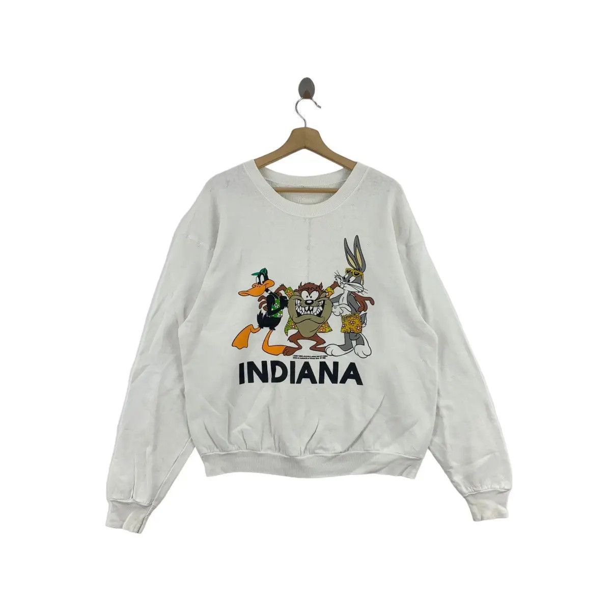 Warner Bros Vintage 1982 LOONEY TUNES TAZ Daffy Duck Bugs Bunny Size XL / US 12-14 / IT 48-50 - 1 Thumbnail