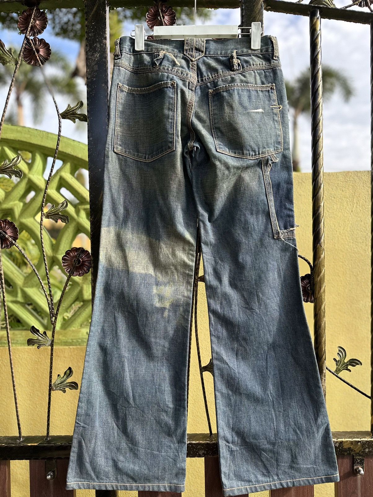 Japanese Brand Diesel Bootcut 💥 BootCut Bluewash Buckleback 💥❗️ Size US 28 / EU 44 - 15 Thumbnail