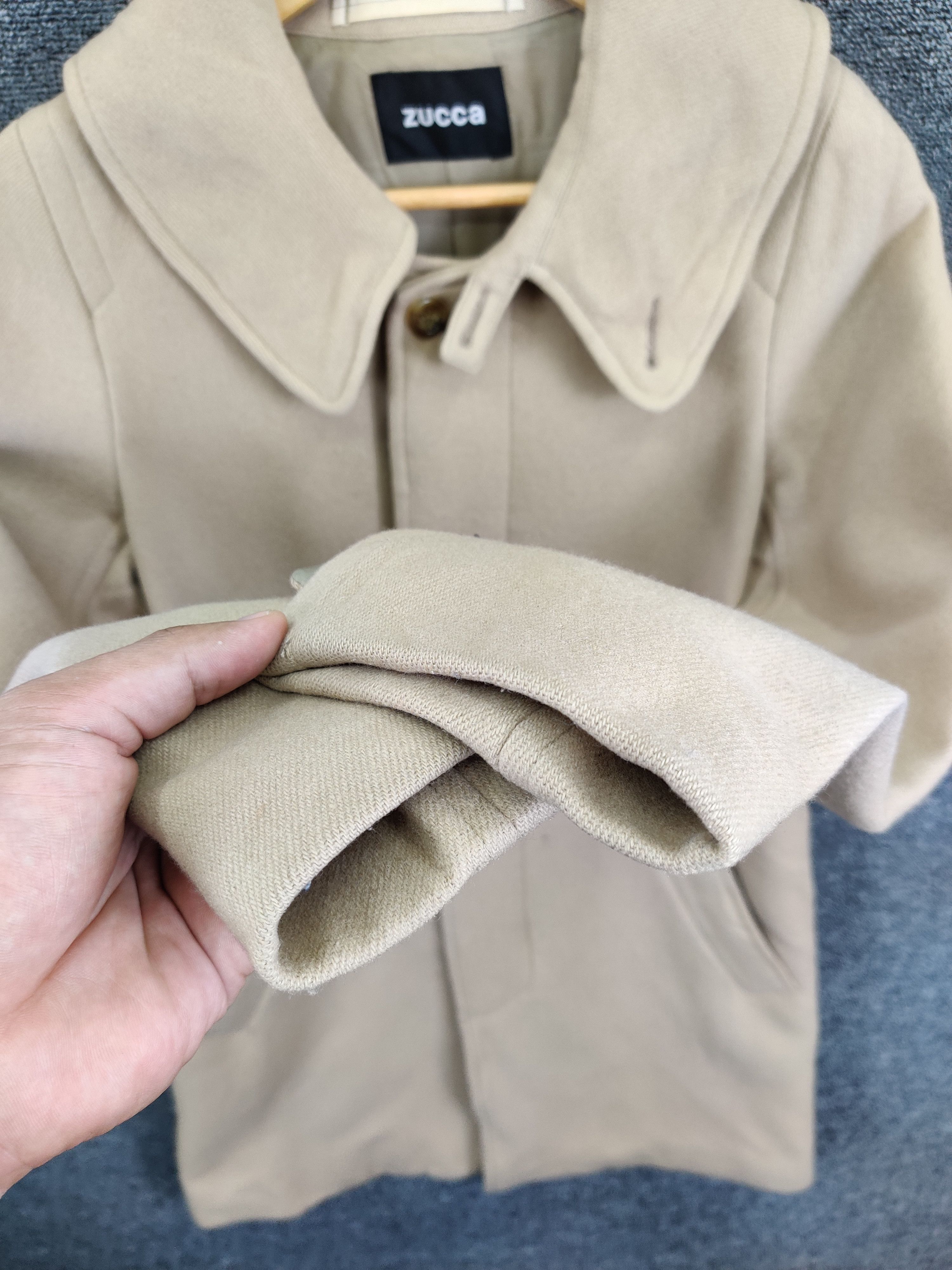 CABANE de ZUCCa Vintage Issey Miyake Zucca Wool Long Coat Size US S / EU 44-46 / 1 - 9 Thumbnail