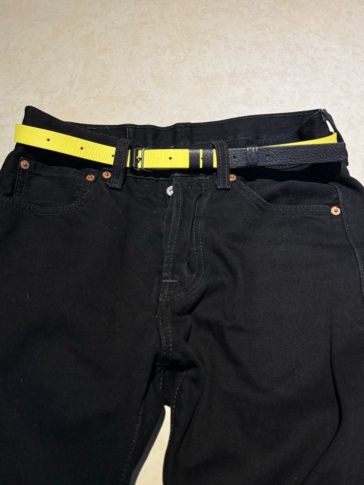 Balenciaga Balenciaga Wu-Tang Color-Blocked Biker Belt Unisex Size ONE SIZE - 2 Thumbnail