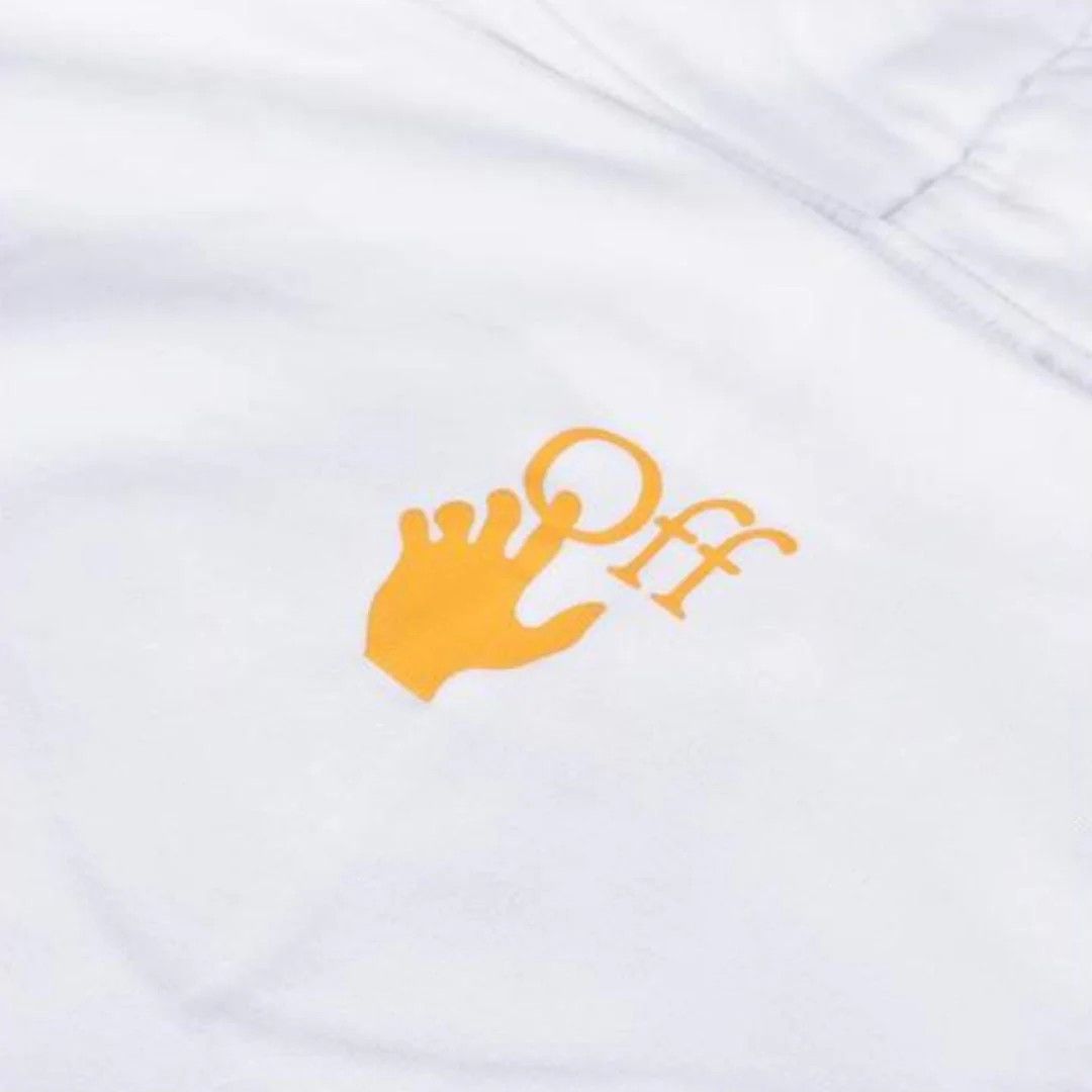 Off-White o1in1s0225 Q:1 / Carav Painting Over Hoodie in White Size US S / EU 44-46 / 1 - 2 Thumbnail
