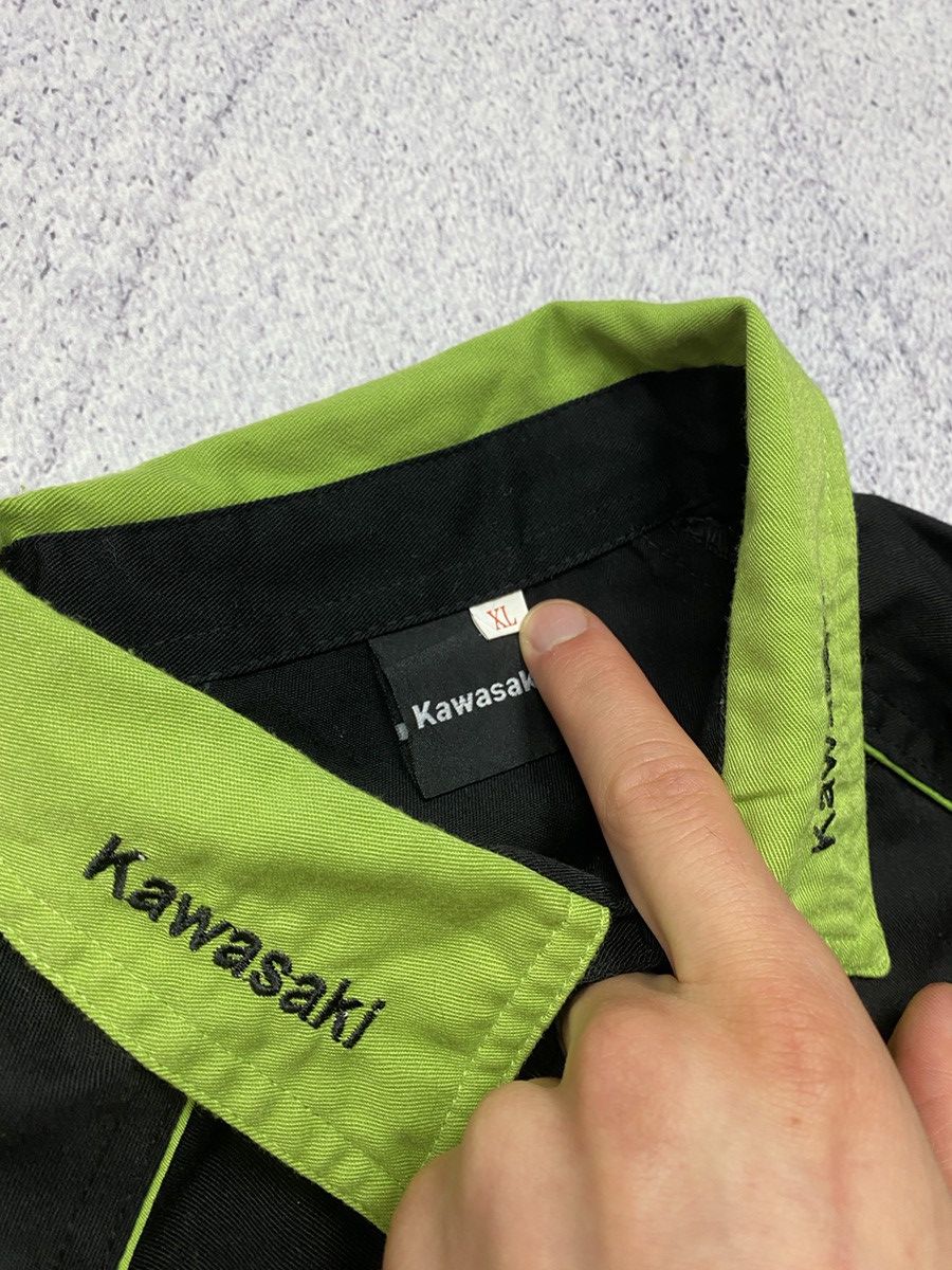Vintage Vintage Kawasaki Monster Energy Racing Team Button Up Shirt Size US XL / EU 56 / 4 - 8 Thumbnail