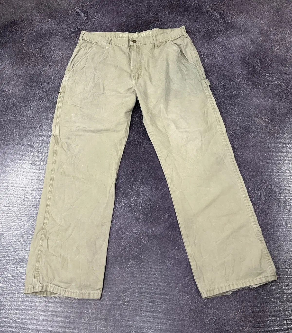 Dickies × Vintage Vintage Dickies Y2K American Hype Work Carpenter Baggy Pants Size US 38 / EU 54 - 2 Thumbnail