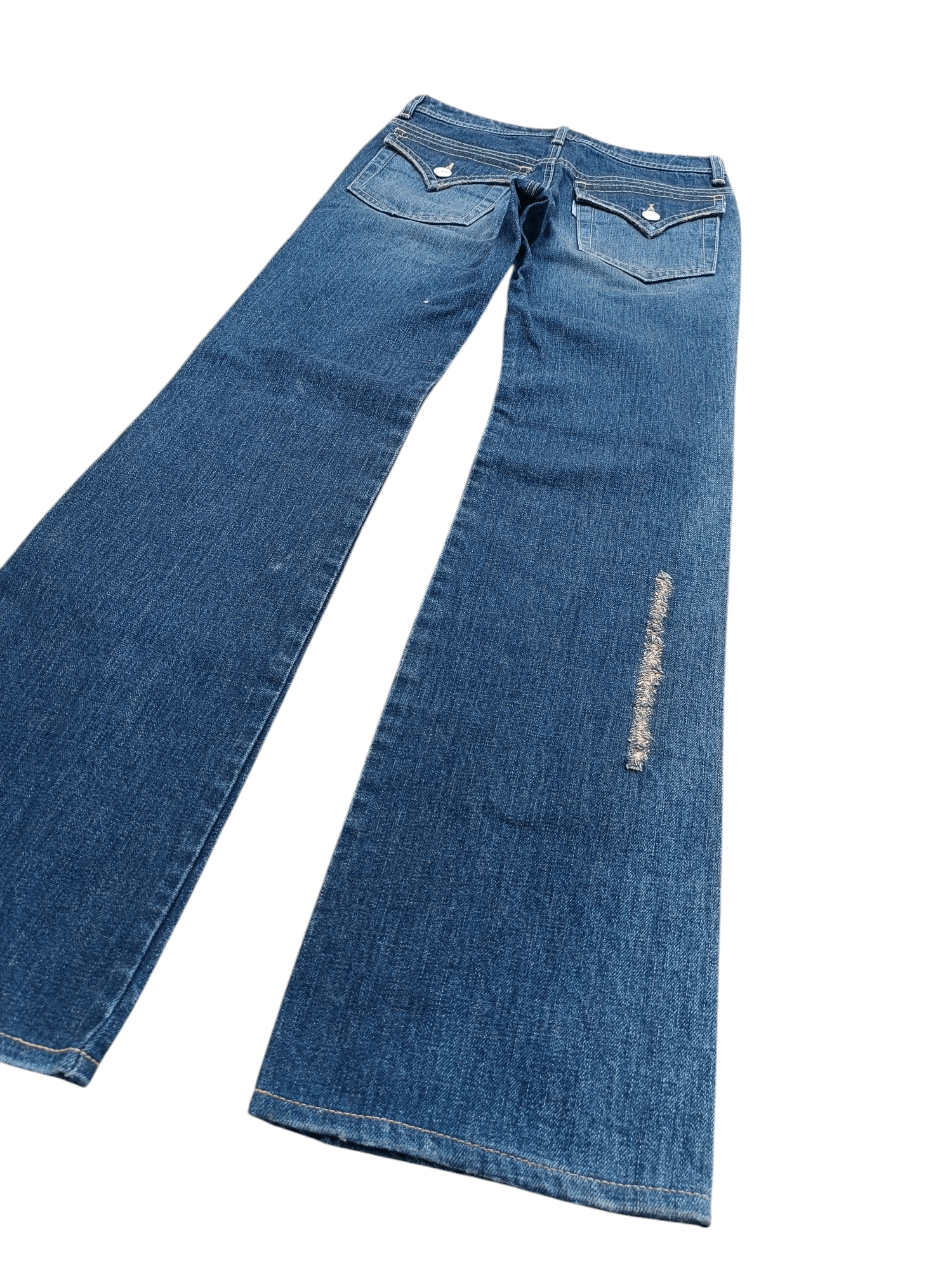 Japanese Brand FYE FLARED 🔥 BETTY SMITH DISTRESSED BOOT CUT DENIM Size US 28 / EU 44 - 13 Thumbnail