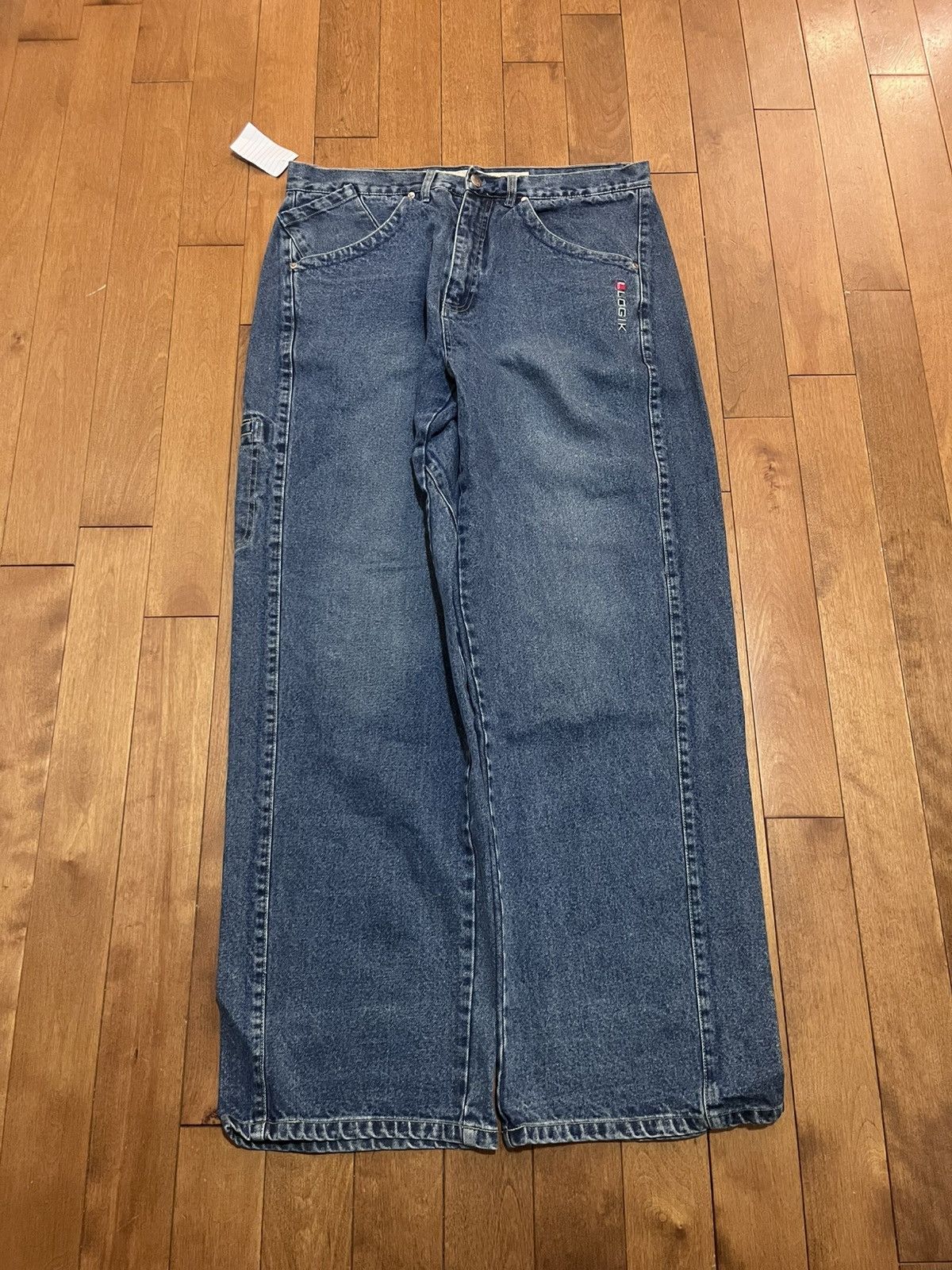 Vintage Baggy y2k logik jeans Size US 36 / EU 52 - 3 Thumbnail