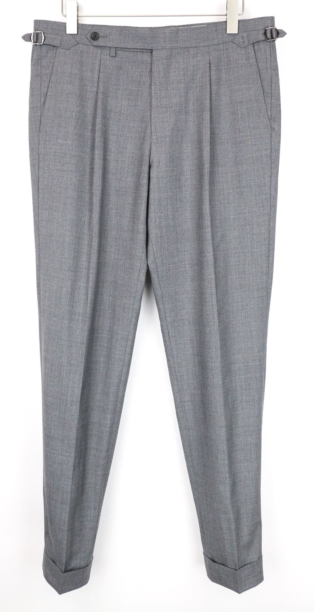 Suitsupply LA SPALLA UK44L Wool S120s Grey Slim Suit 73937 Size 44L - 8 Thumbnail