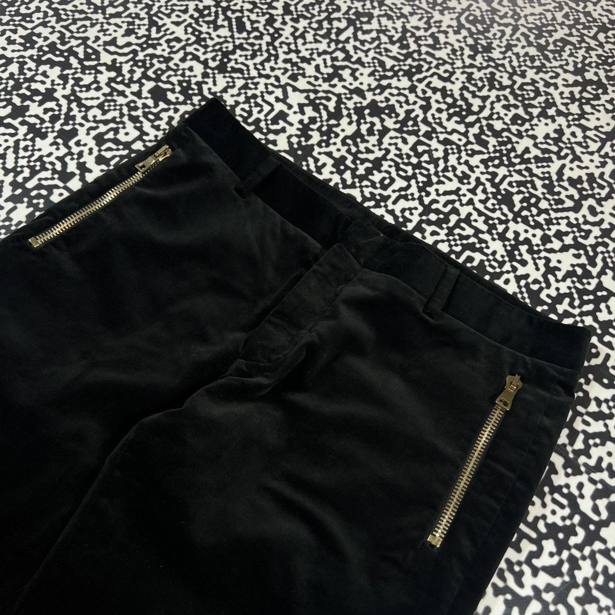 Balmain BALMAIN Velour Casual Luxury Pants Y2K Style Size 29" - 4 Thumbnail