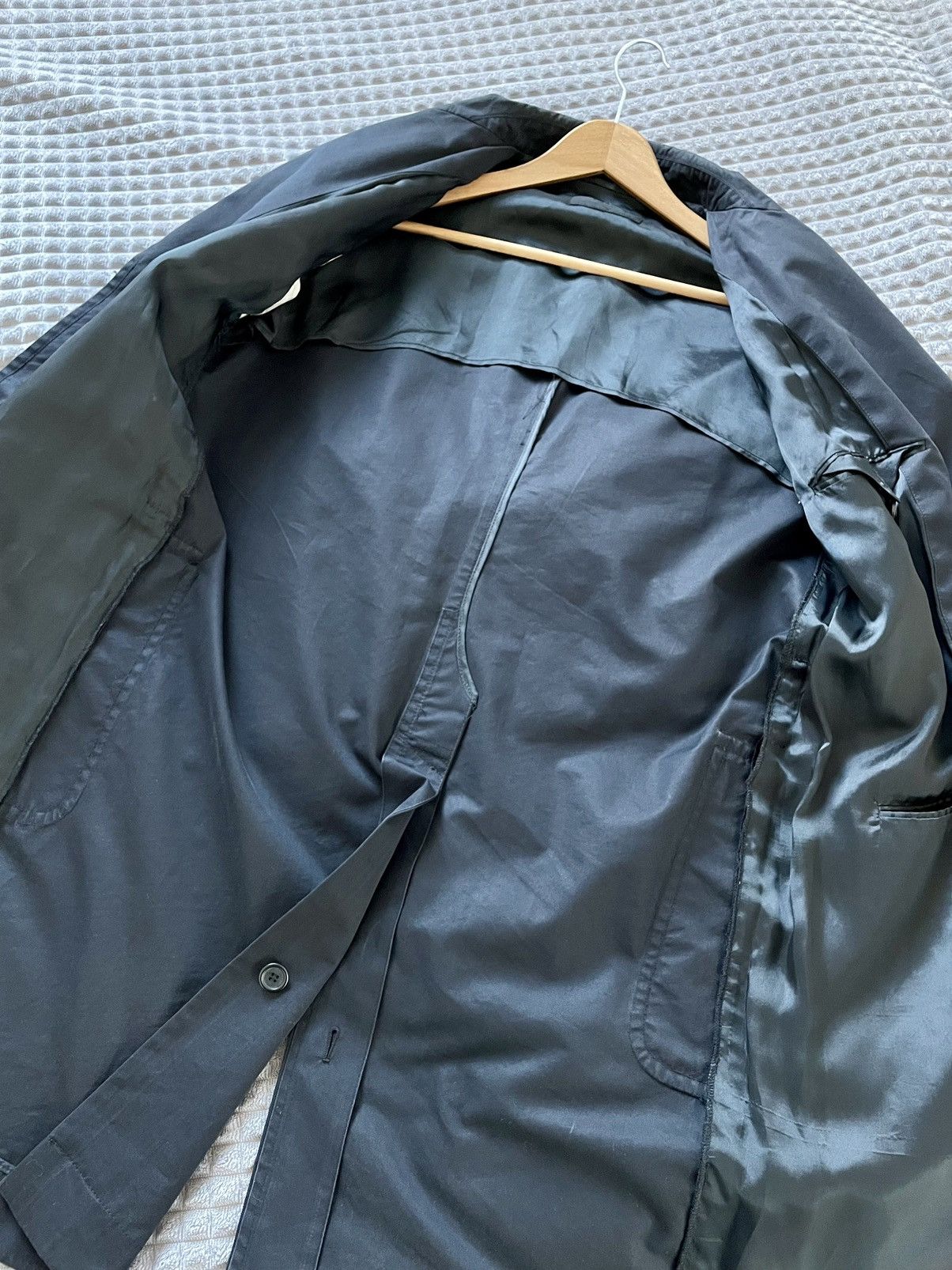 Prada Prada Milano Lightweight Long Coat Jacket Size XL/54-56 Size US XL / EU 56 / 4 - 6 Thumbnail