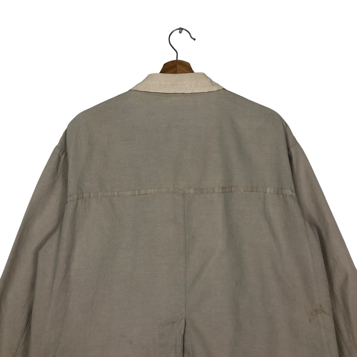 Issey Miyake 🔥VINTAGE ISSEY MIYAKE PERMANENTE MANDARIN BUTTON JACKET Size US M / EU 48-50 / 2 - 11 Thumbnail