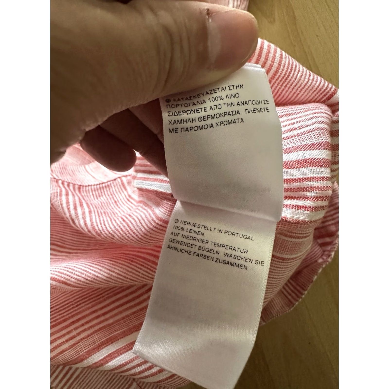 Orlebar Brown Orlebar Brown Polo Shirt Mens XL Short Sleeve Made Portugal 100% Linen Striped Button Collared Casual Beach Golf Tennis Walking Multicolor Size US XL / EU 56 / 4 - 7 Thumbnail