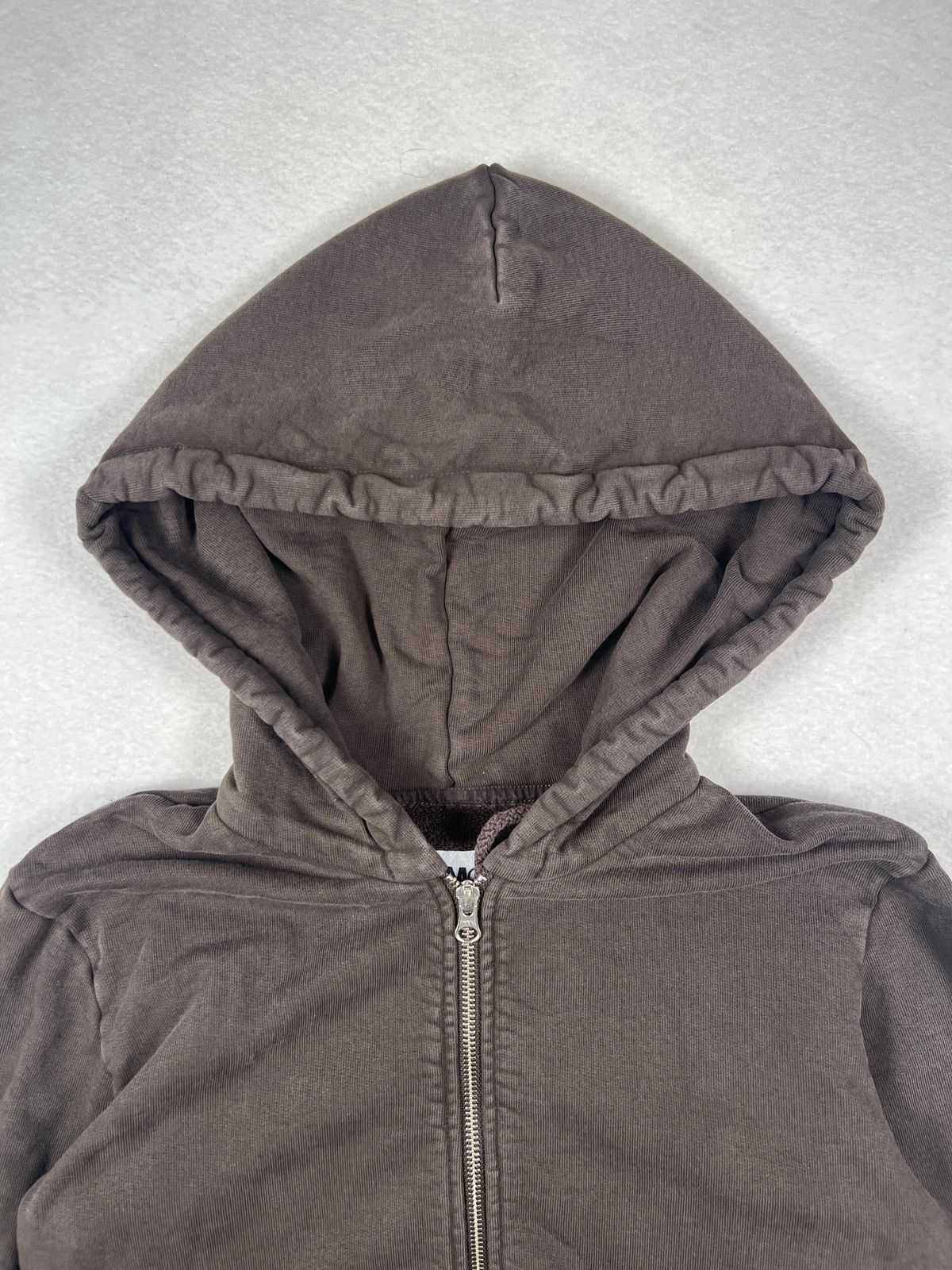 MM6 MM6 Maison Martin Margiela Brown Zip Up Logo Hoodie size S Size US S / EU 44-46 / 1 - 3 Thumbnail