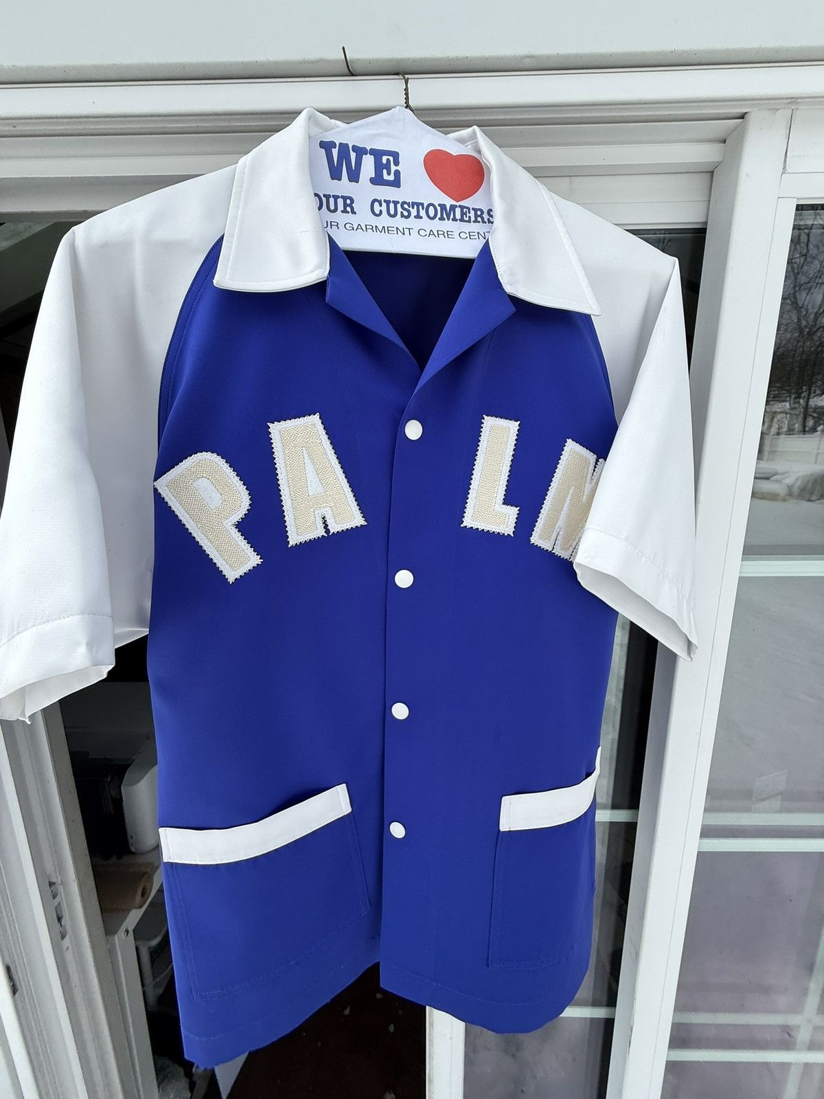 Palm Angels Palm Angles Bowling Baseball Shirt Size US L / EU 52-54 / 3 - 1 Thumbnail