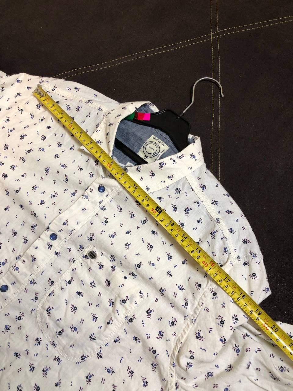Diesel DIESEL FLOWER PRINT LONG SLEEVE SHIRT Size US L / EU 52-54 / 3 - 10 Thumbnail