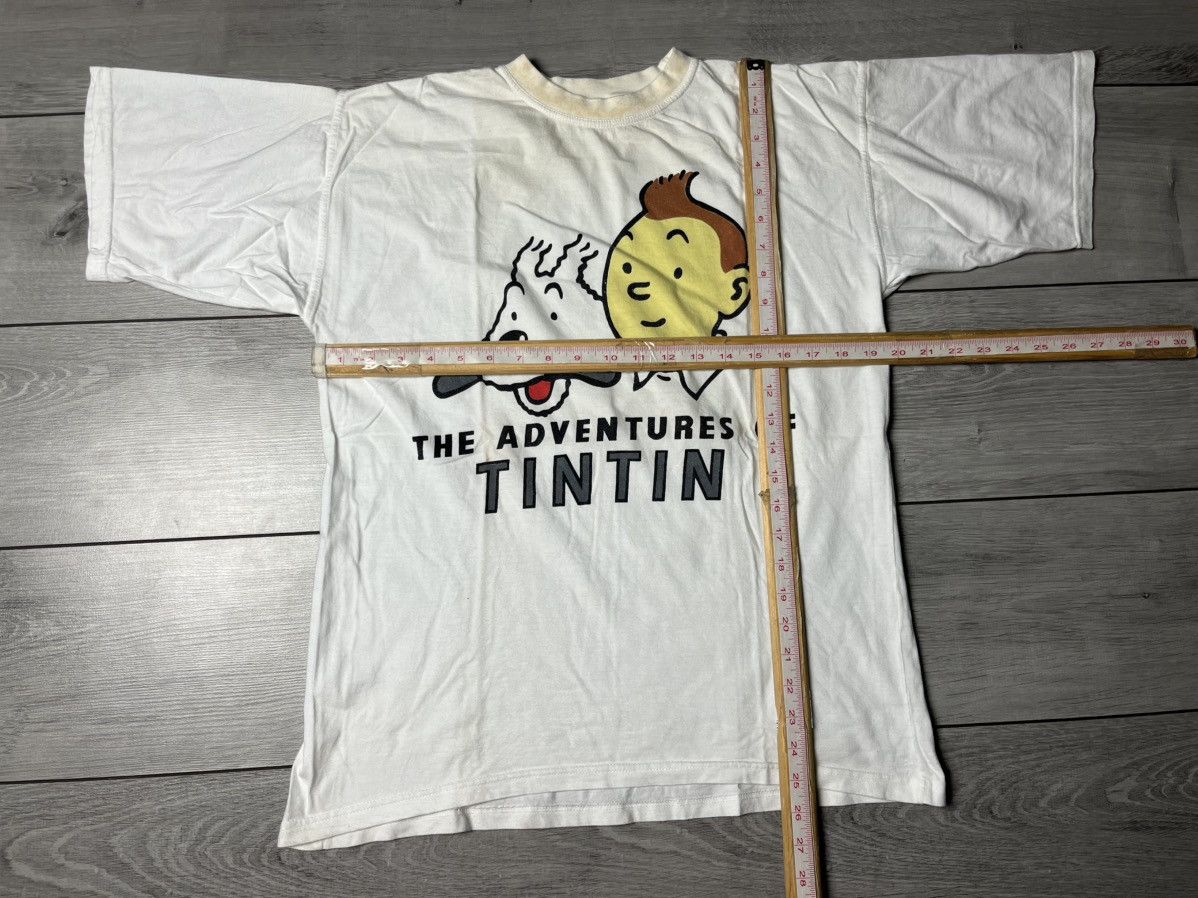 Band Tees Vintage The Adventures Of Tin Tin T-shirt size Large Size US L / EU 52-54 / 3 - 6 Thumbnail