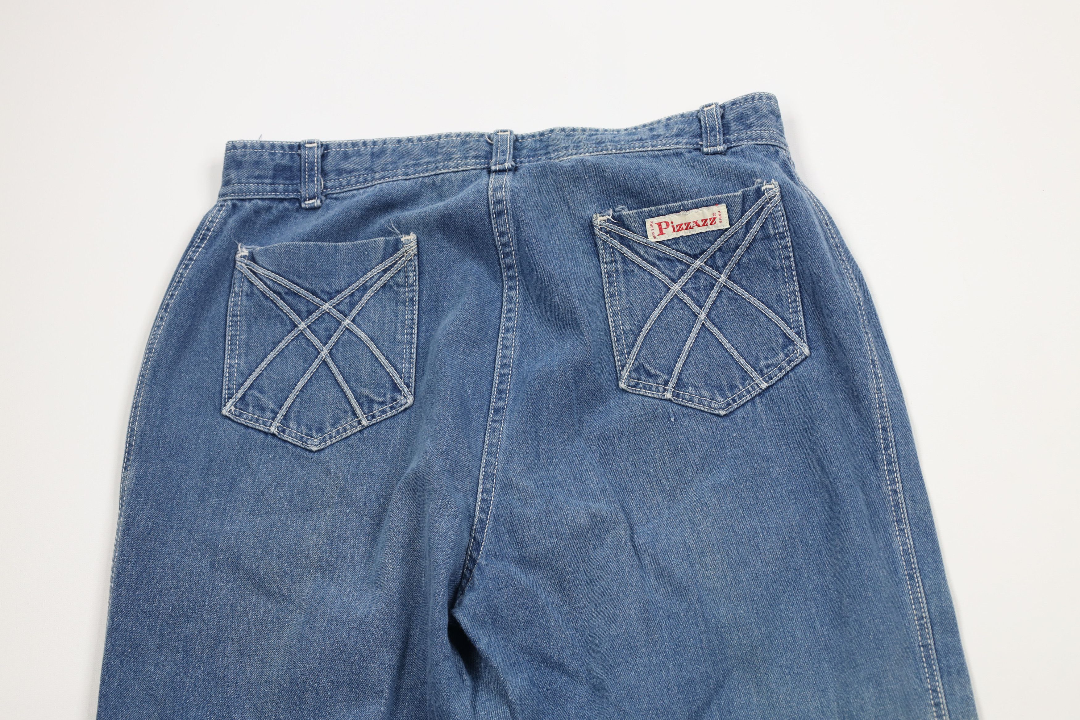 Vintage Vintage 70s Streetwear Relaxed Fit Straight Leg Denim Jeans Size 28" / US 6 / IT 42 - 11 Thumbnail